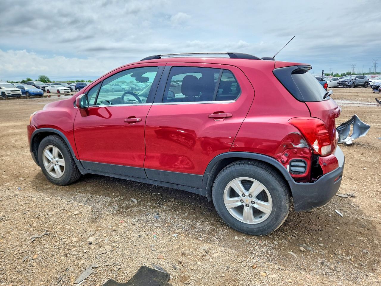 2015 Chevrolet Trax 1lt Red vin: KL7CJLSB3FB130343