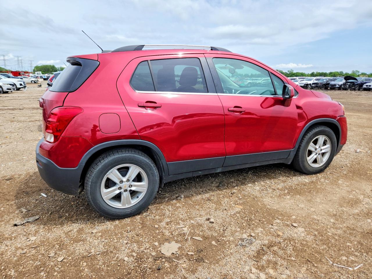2015 Chevrolet Trax 1lt Red vin: KL7CJLSB3FB130343