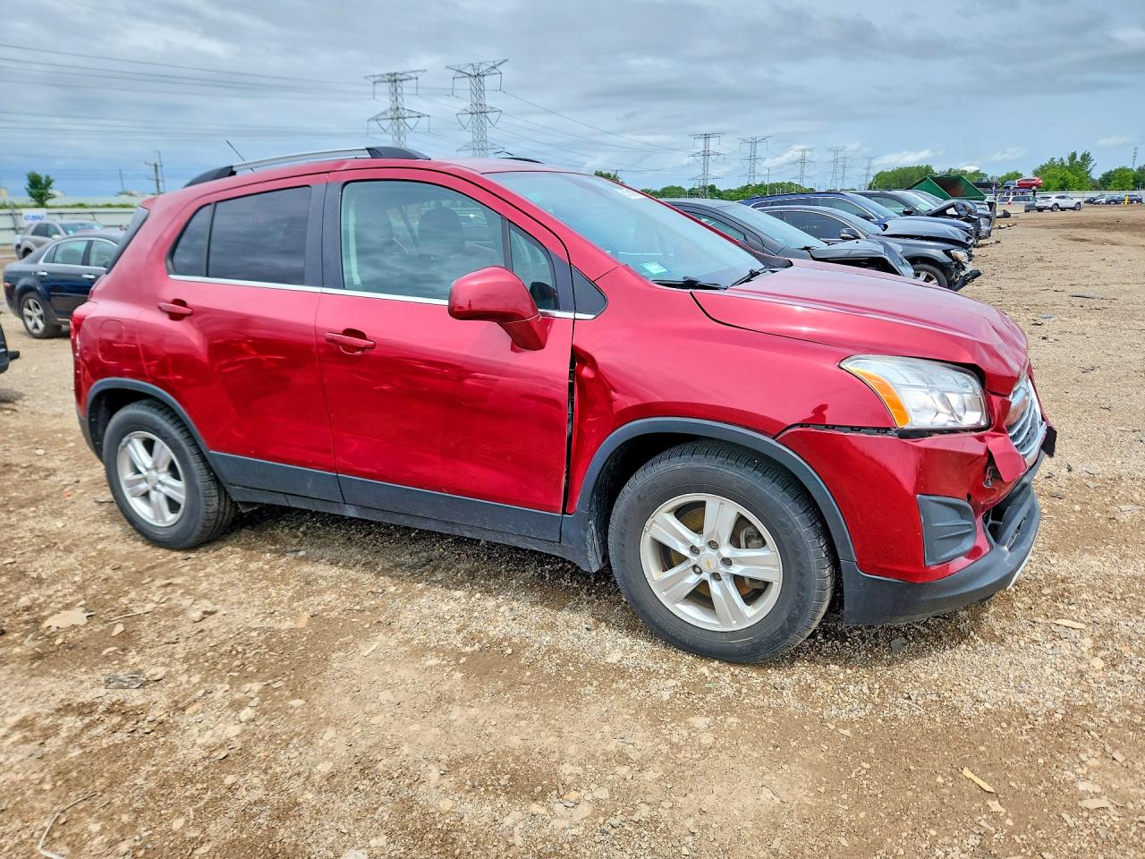 2015 Chevrolet Trax 1lt Red vin: KL7CJLSB3FB130343