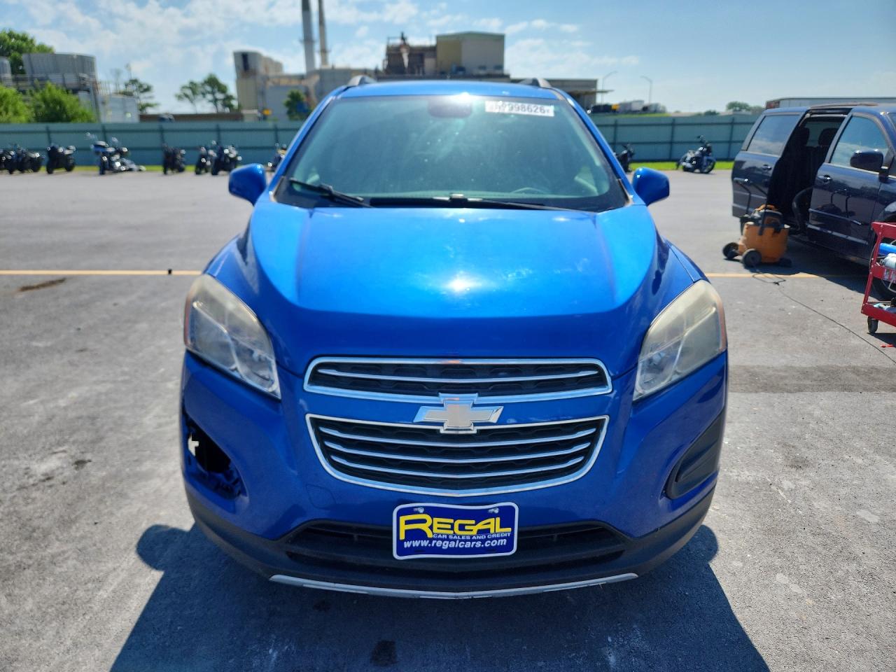 2015 Chevrolet Trax Синий vin: KL7CJLSB4FB102678