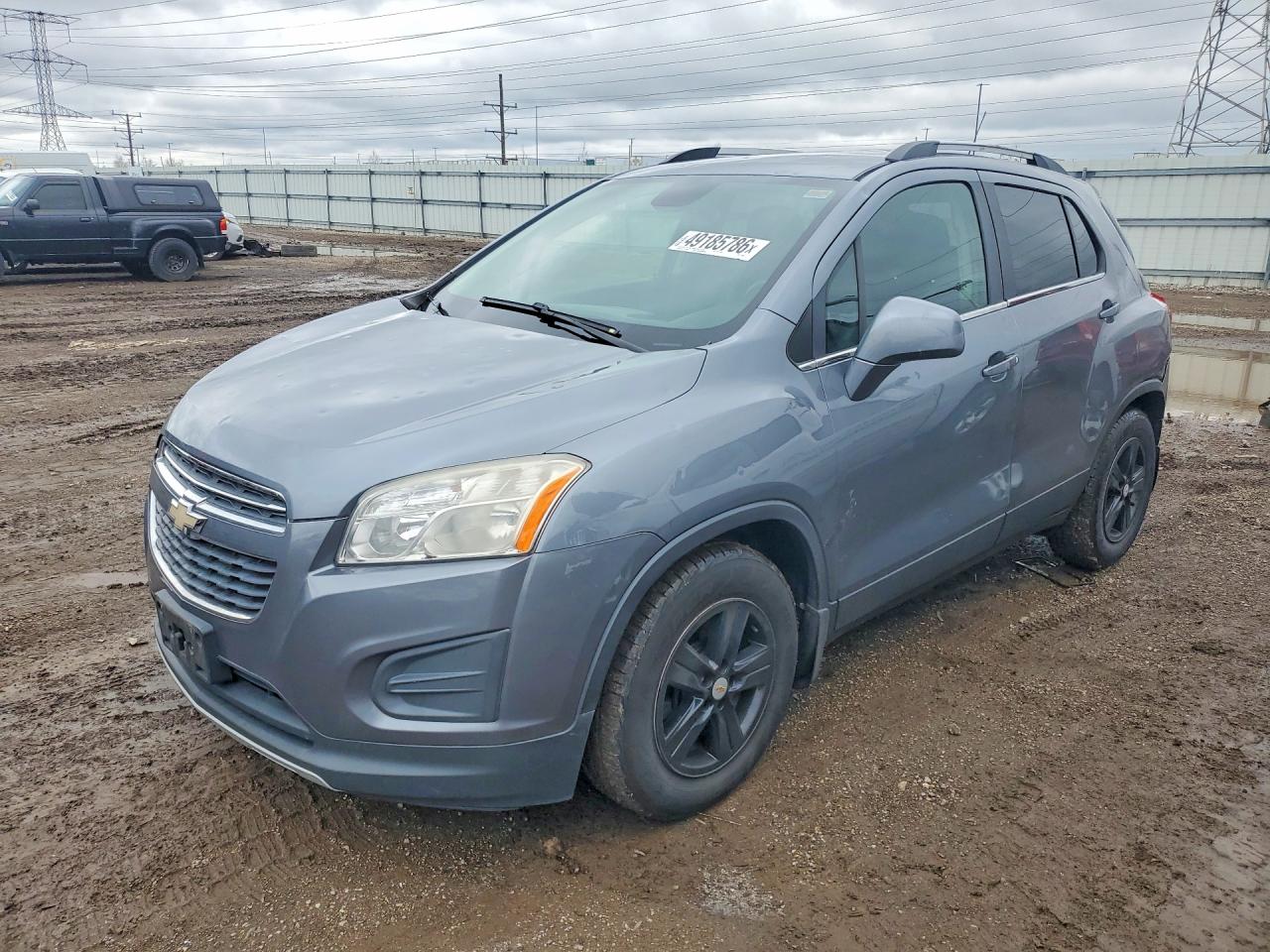 2015 Chevrolet Trax 1lt Gray vin: KL7CJLSB4FB116452
