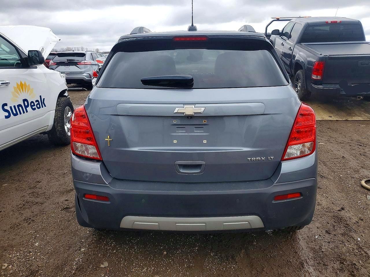 2015 Chevrolet Trax 1lt Gray vin: KL7CJLSB4FB116452