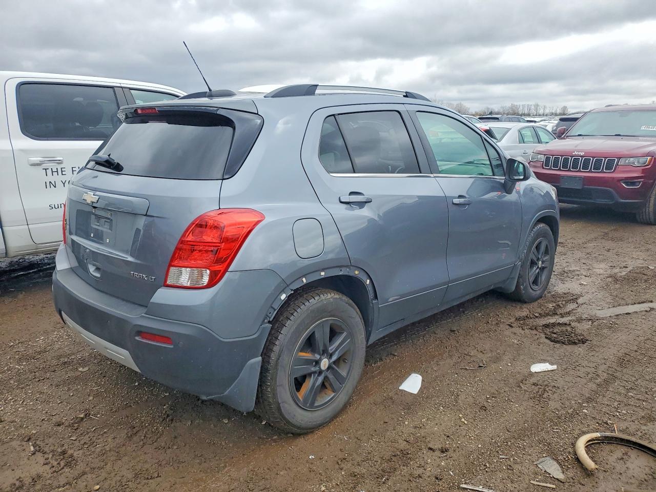 2015 Chevrolet Trax 1lt Gray vin: KL7CJLSB4FB116452