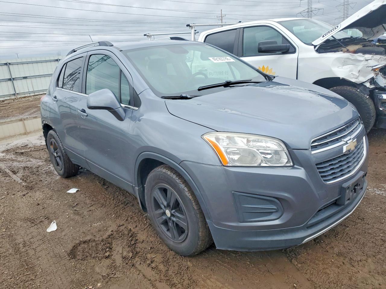 2015 Chevrolet Trax 1lt Gray vin: KL7CJLSB4FB116452