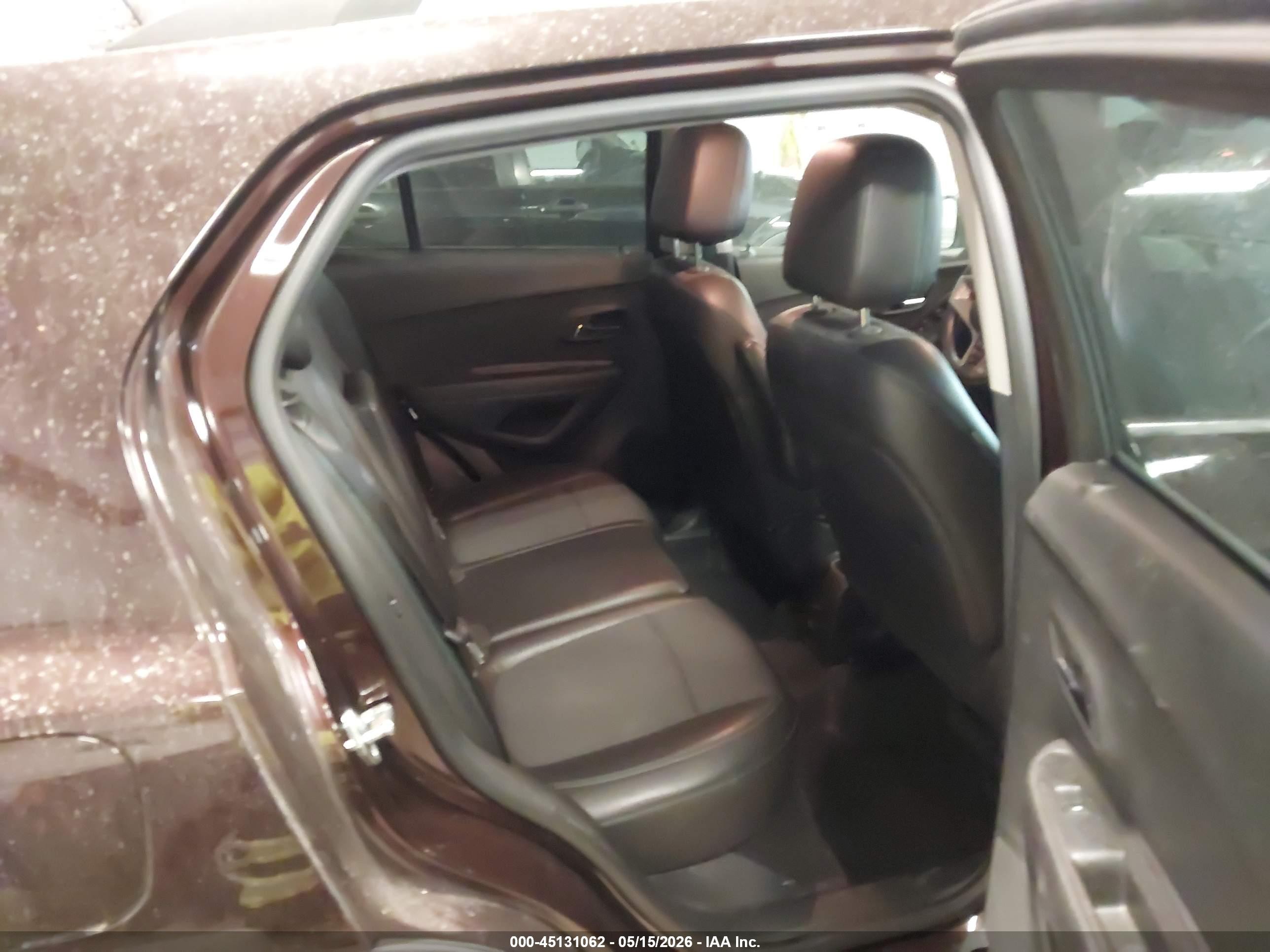 2015 Chevrolet Trax Lt Burgundy vin: KL7CJLSB4FB161715