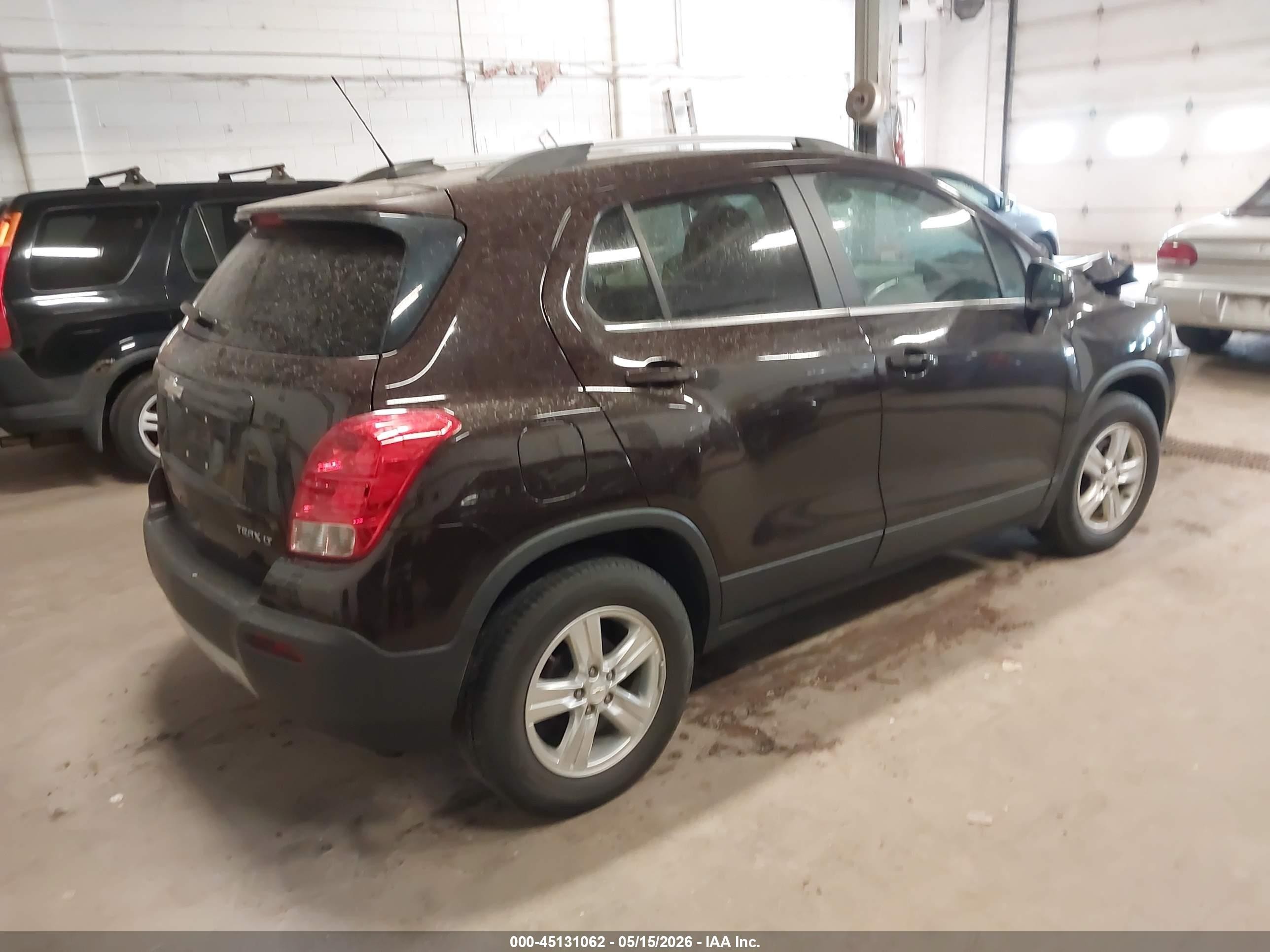 2015 Chevrolet Trax Lt Burgundy vin: KL7CJLSB4FB161715