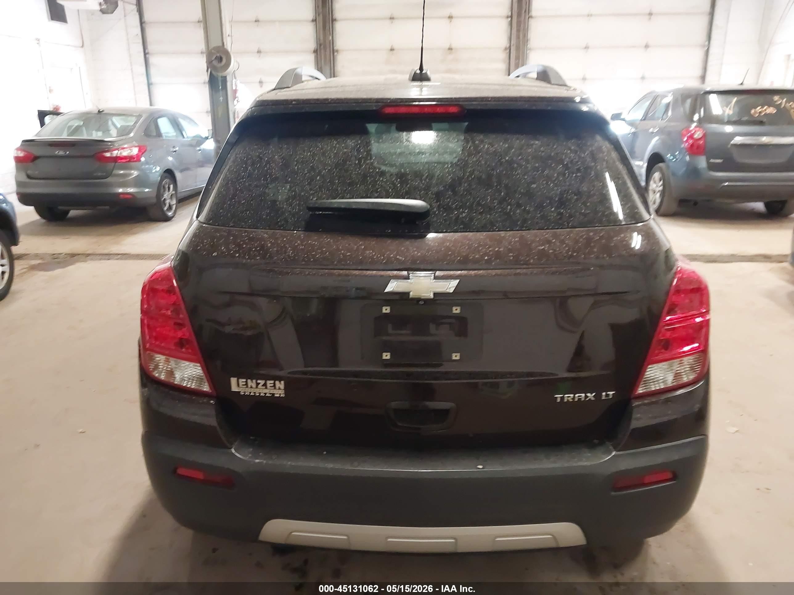 2015 Chevrolet Trax Lt Burgundy vin: KL7CJLSB4FB161715