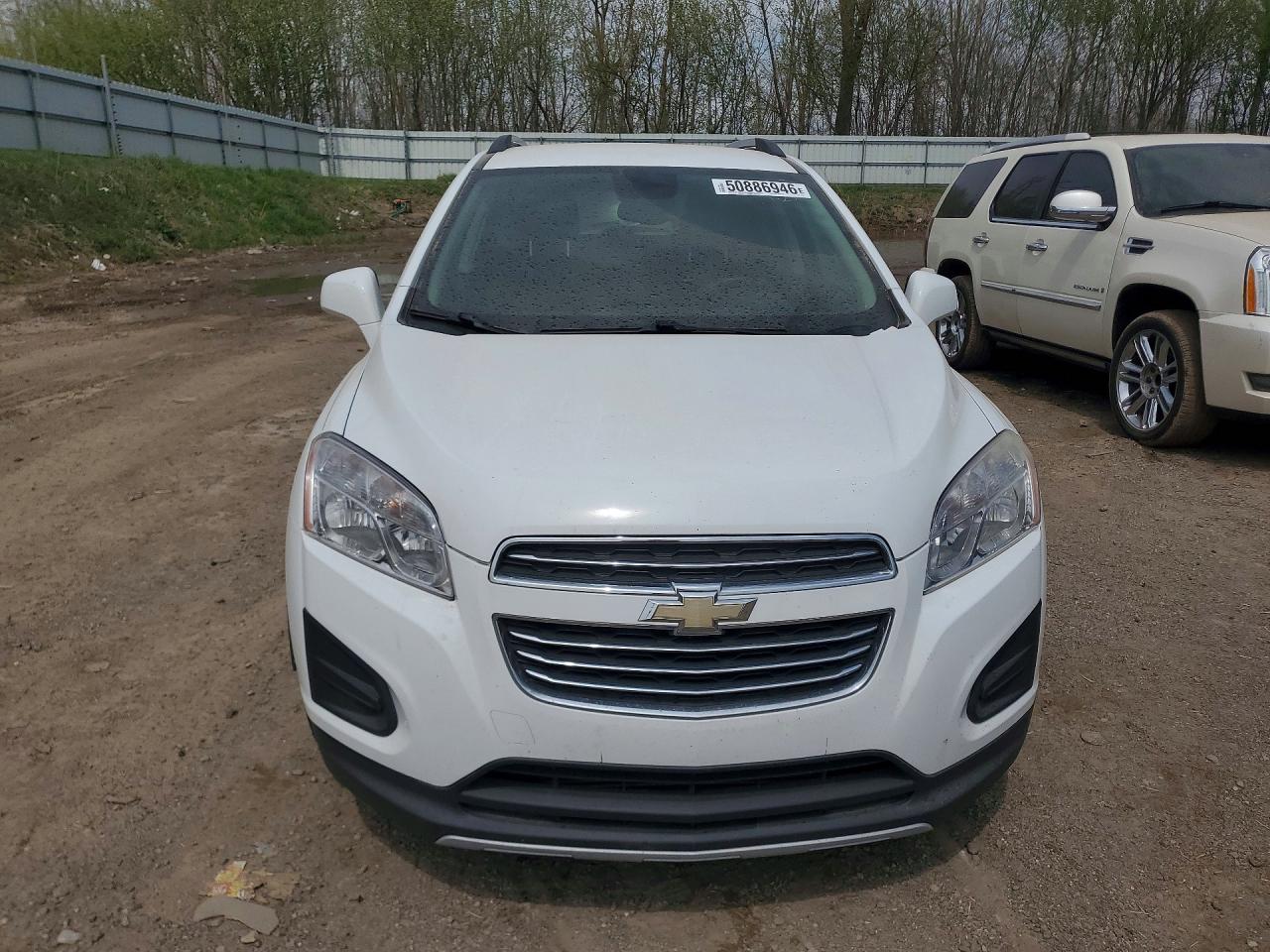2015 Chevrolet Trax 1lt White vin: KL7CJLSB5FB080741