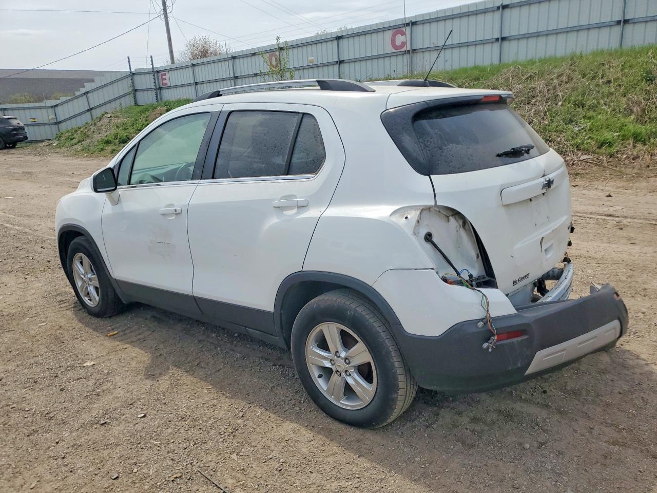 2015 Chevrolet Trax 1lt White vin: KL7CJLSB5FB080741