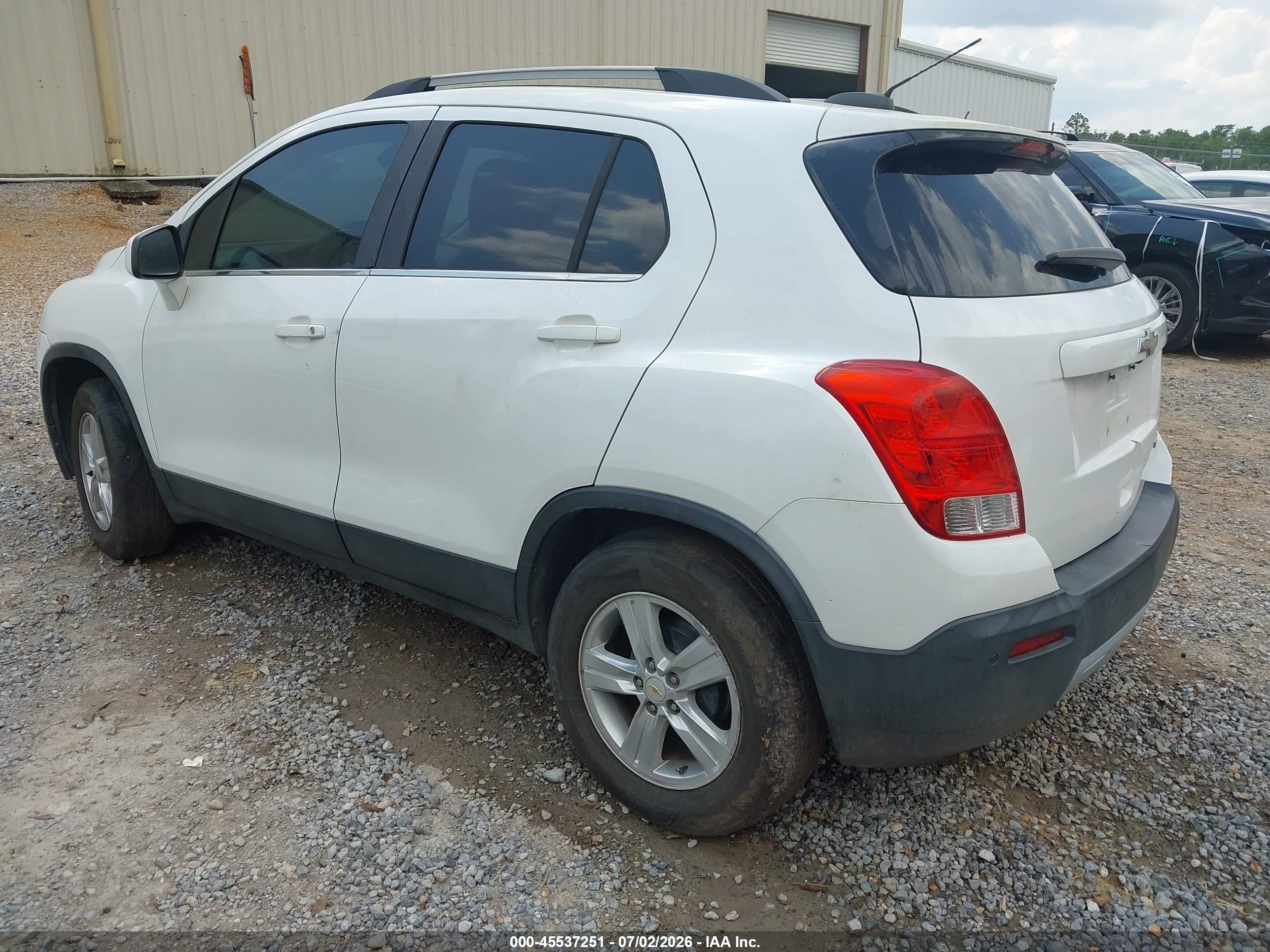 2015 Chevrolet Trax Lt White vin: KL7CJLSB5FB116900