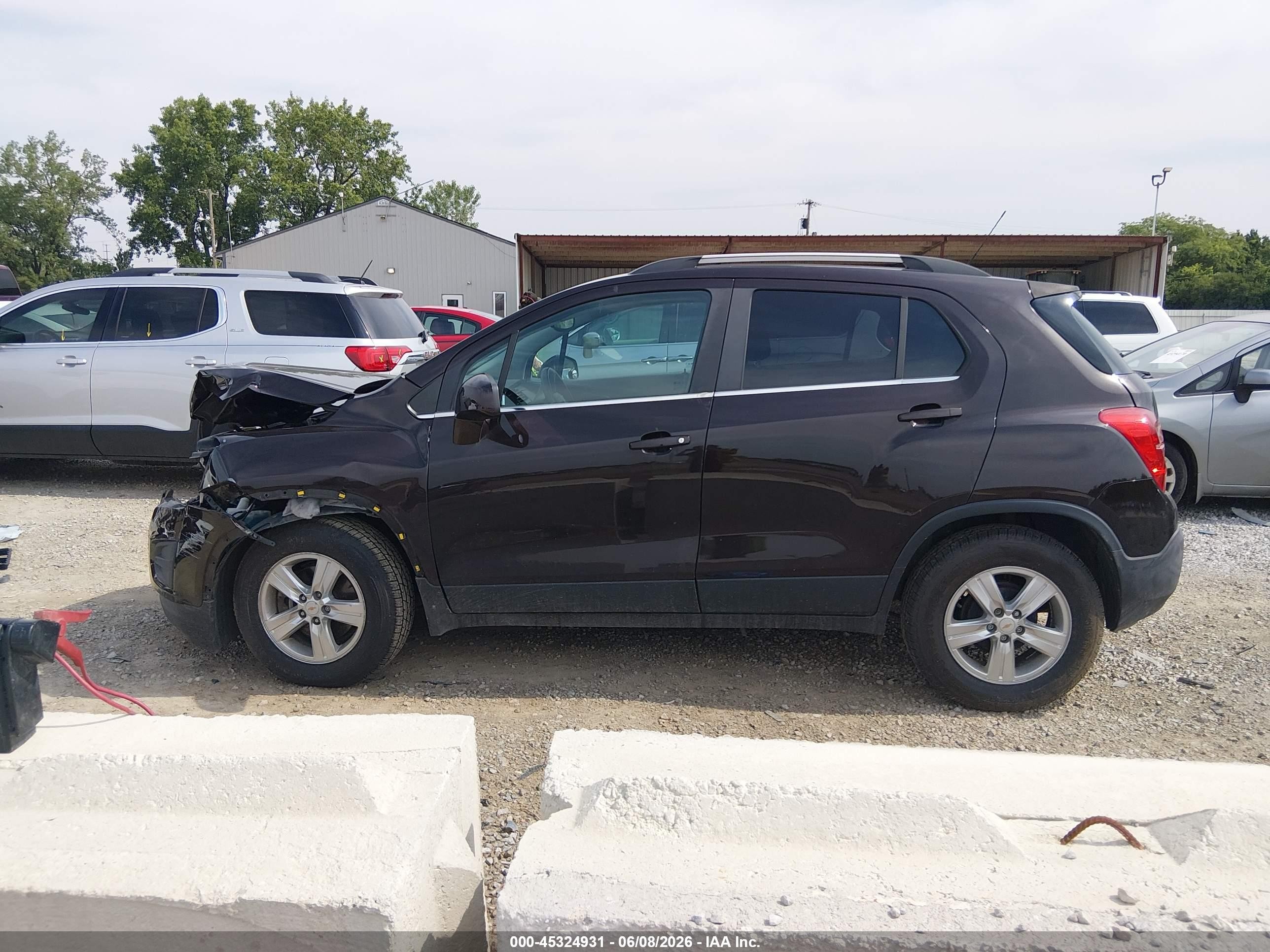 2015 Chevrolet Trax Lt Black vin: KL7CJLSB5FB117139