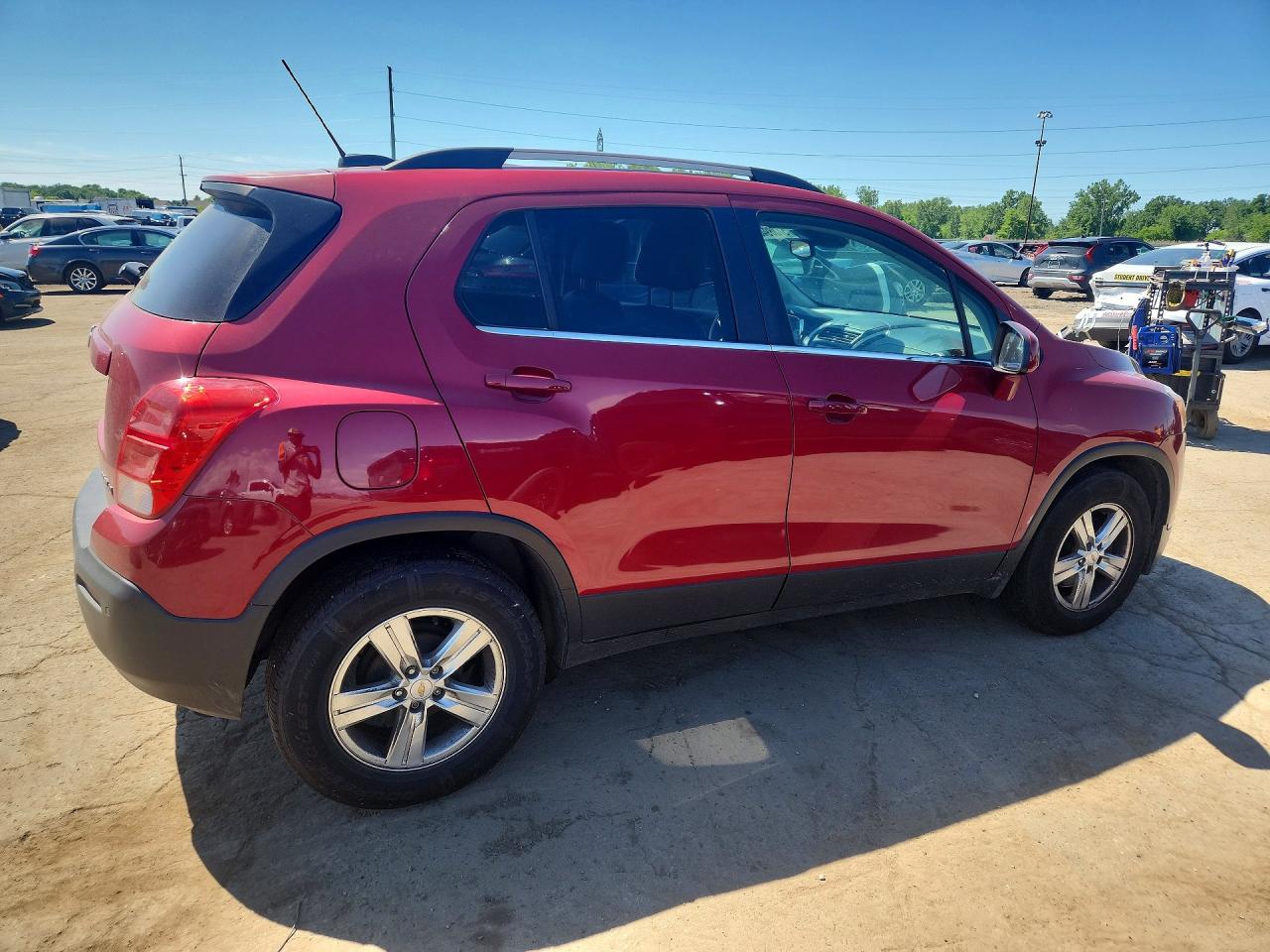 2015 Chevrolet Trax 1lt Red vin: KL7CJLSB5FB185814