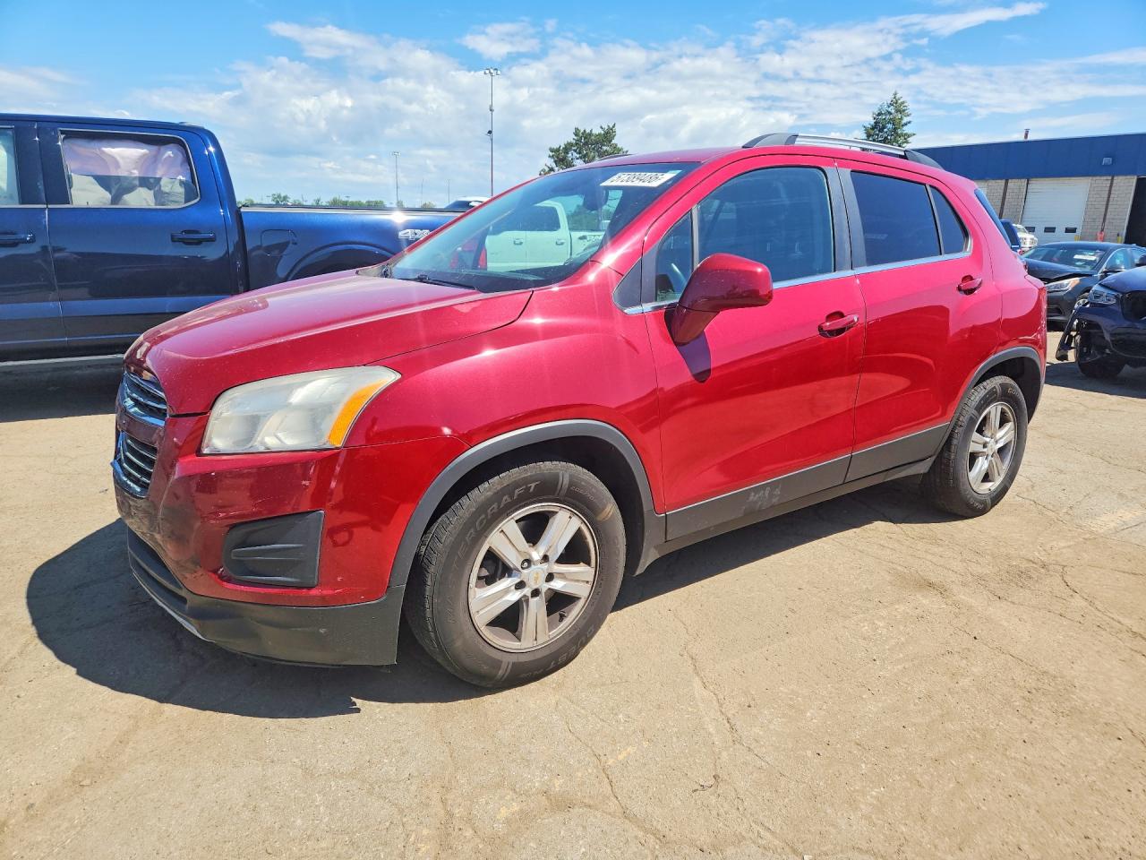 2015 Chevrolet Trax 1lt Red vin: KL7CJLSB5FB185814