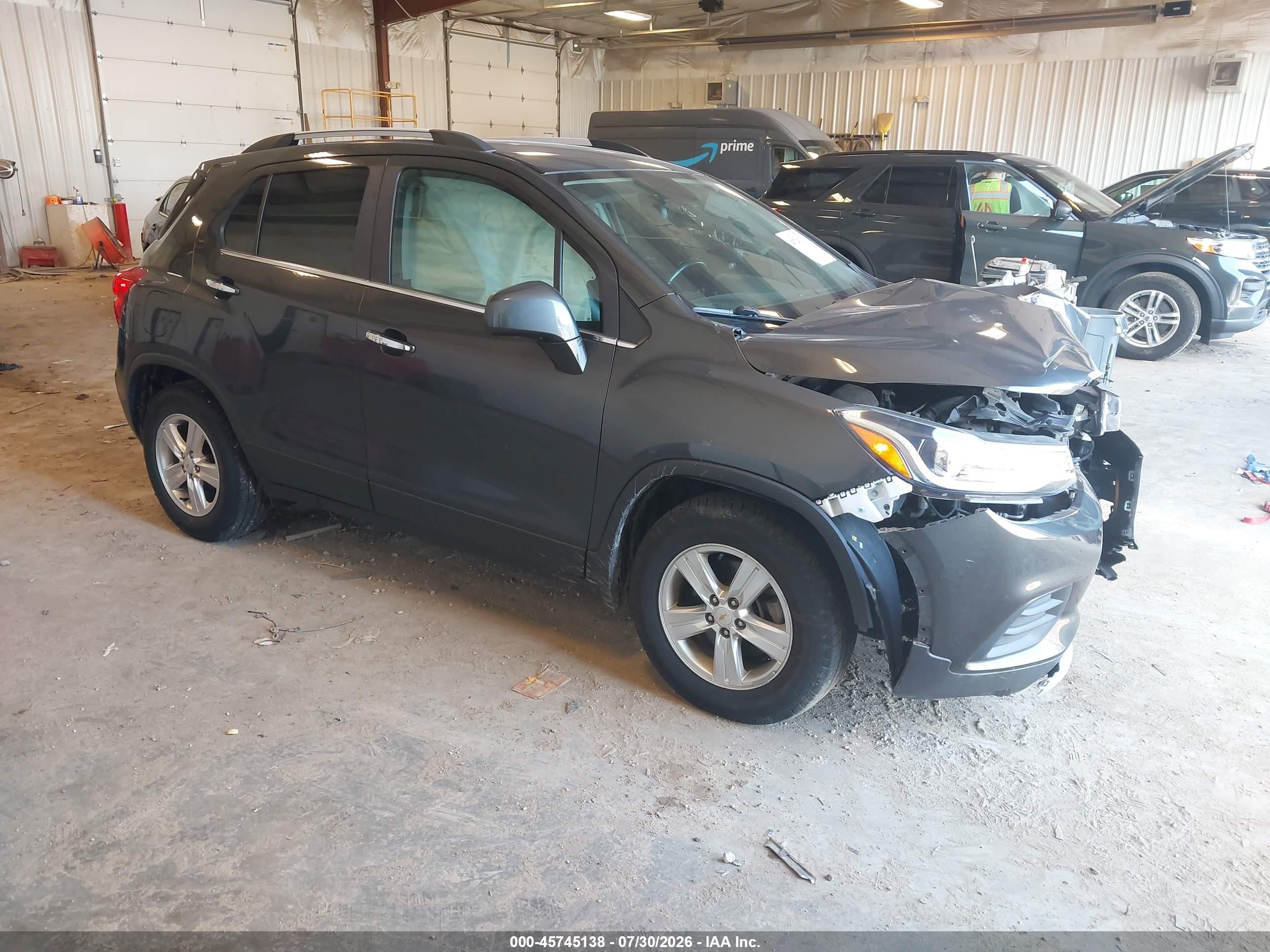 2018 Chevrolet Trax Lt Gray vin: KL7CJLSB5JB599474