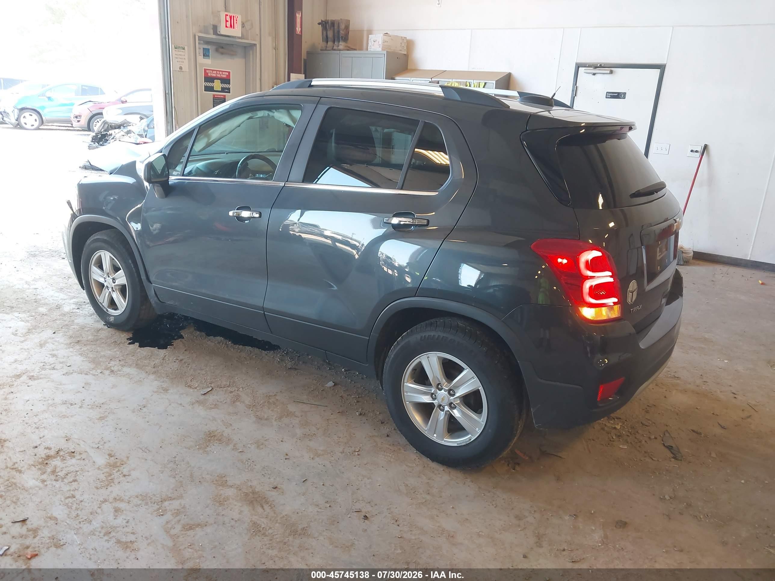 2018 Chevrolet Trax Lt Gray vin: KL7CJLSB5JB599474