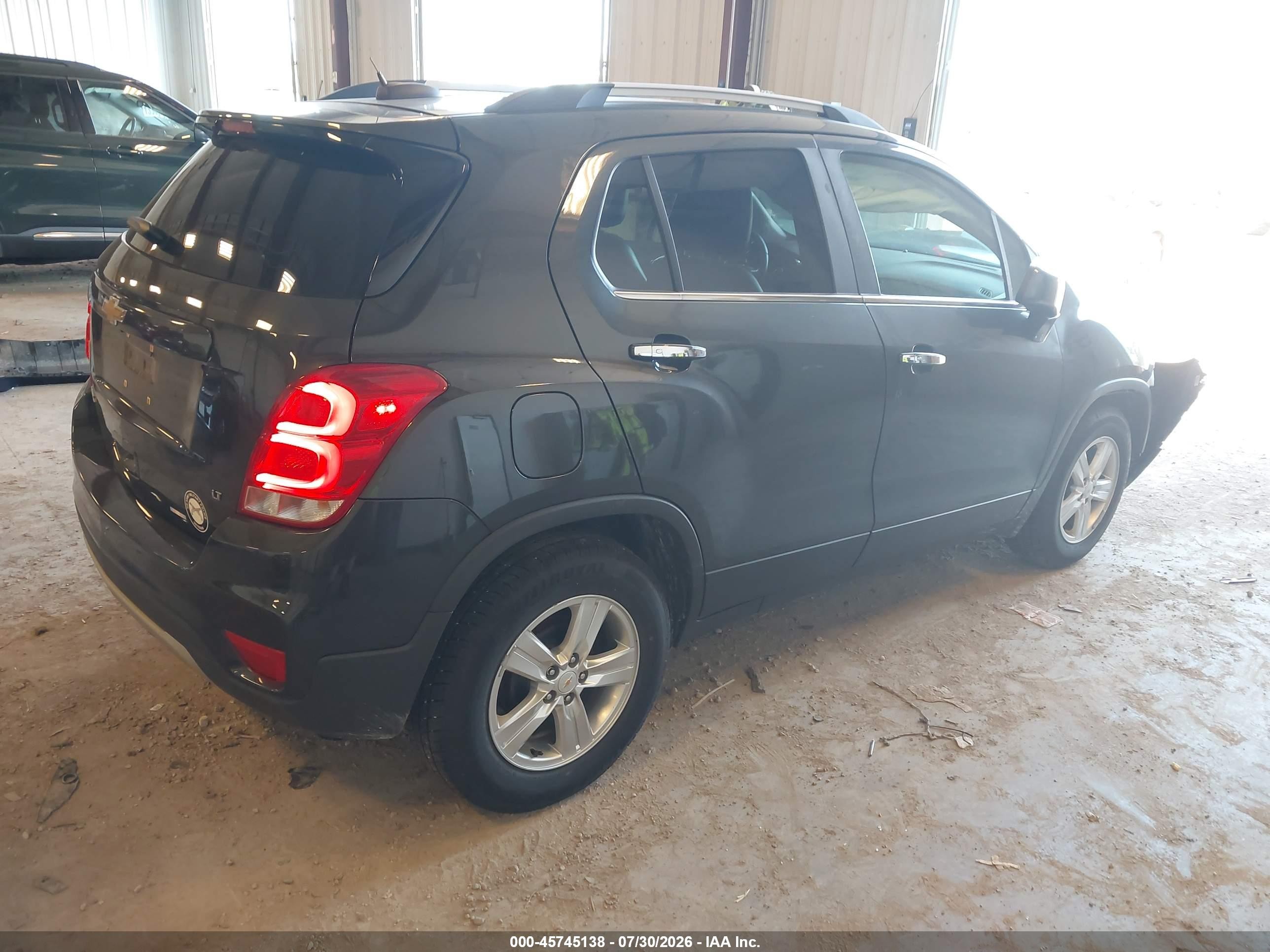 2018 Chevrolet Trax Lt Gray vin: KL7CJLSB5JB599474