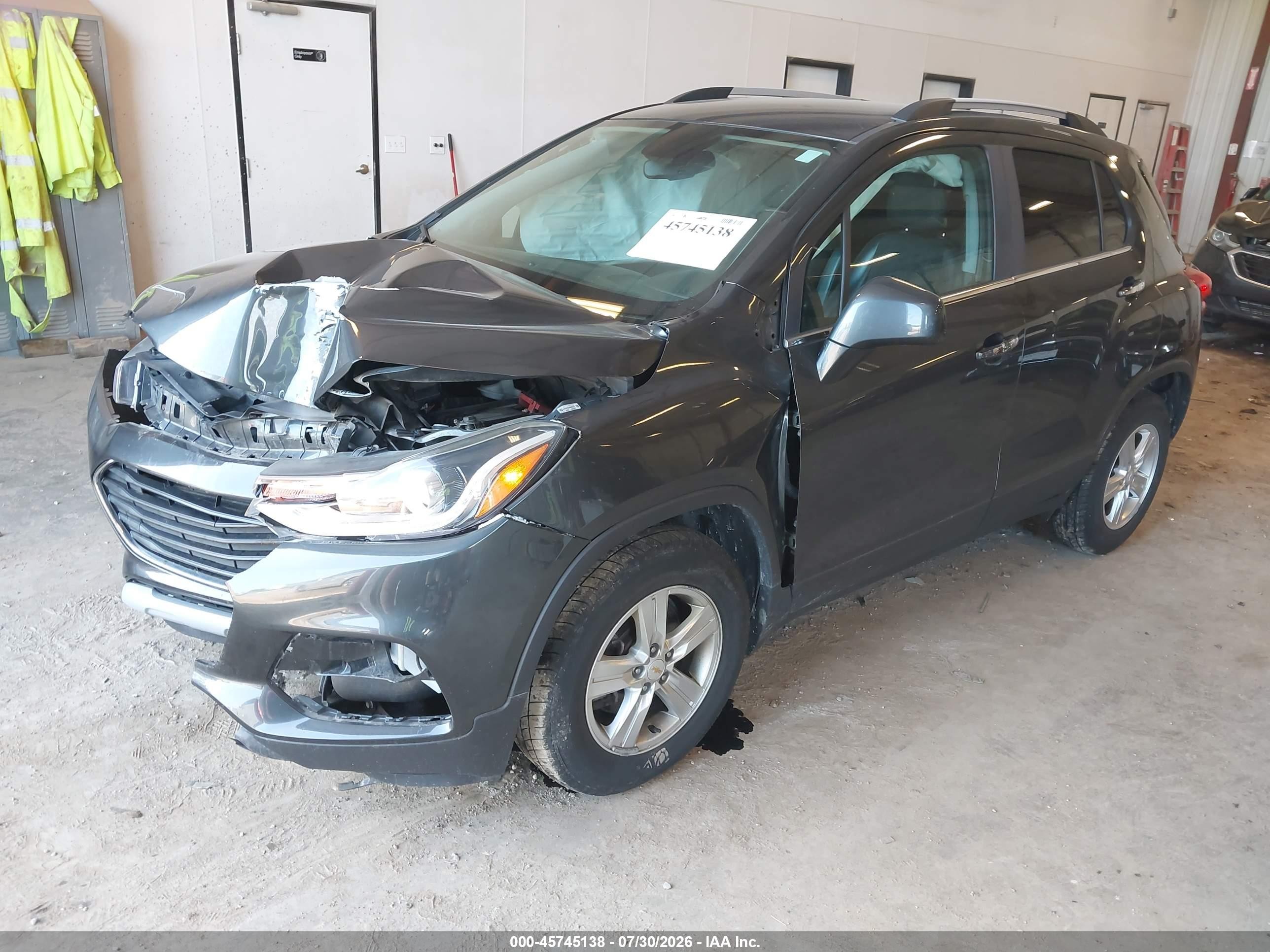 2018 Chevrolet Trax Lt Gray vin: KL7CJLSB5JB599474