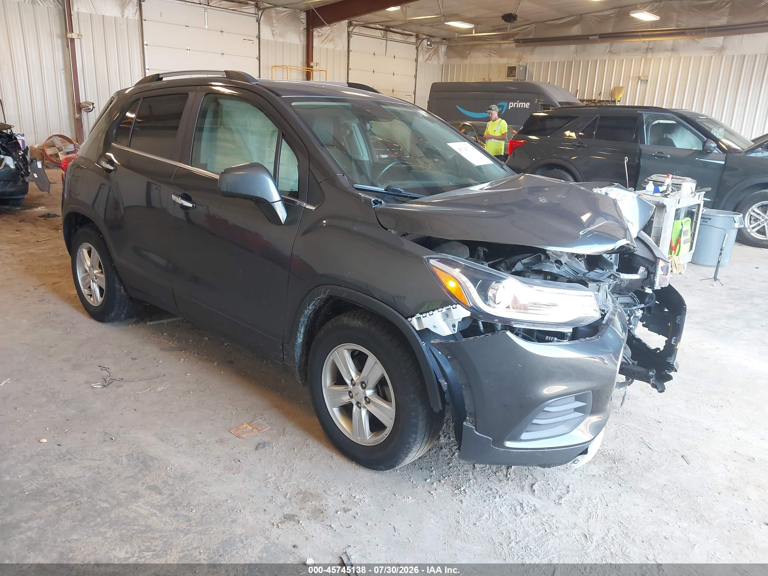 2018 Chevrolet Trax Lt Gray vin: KL7CJLSB5JB599474