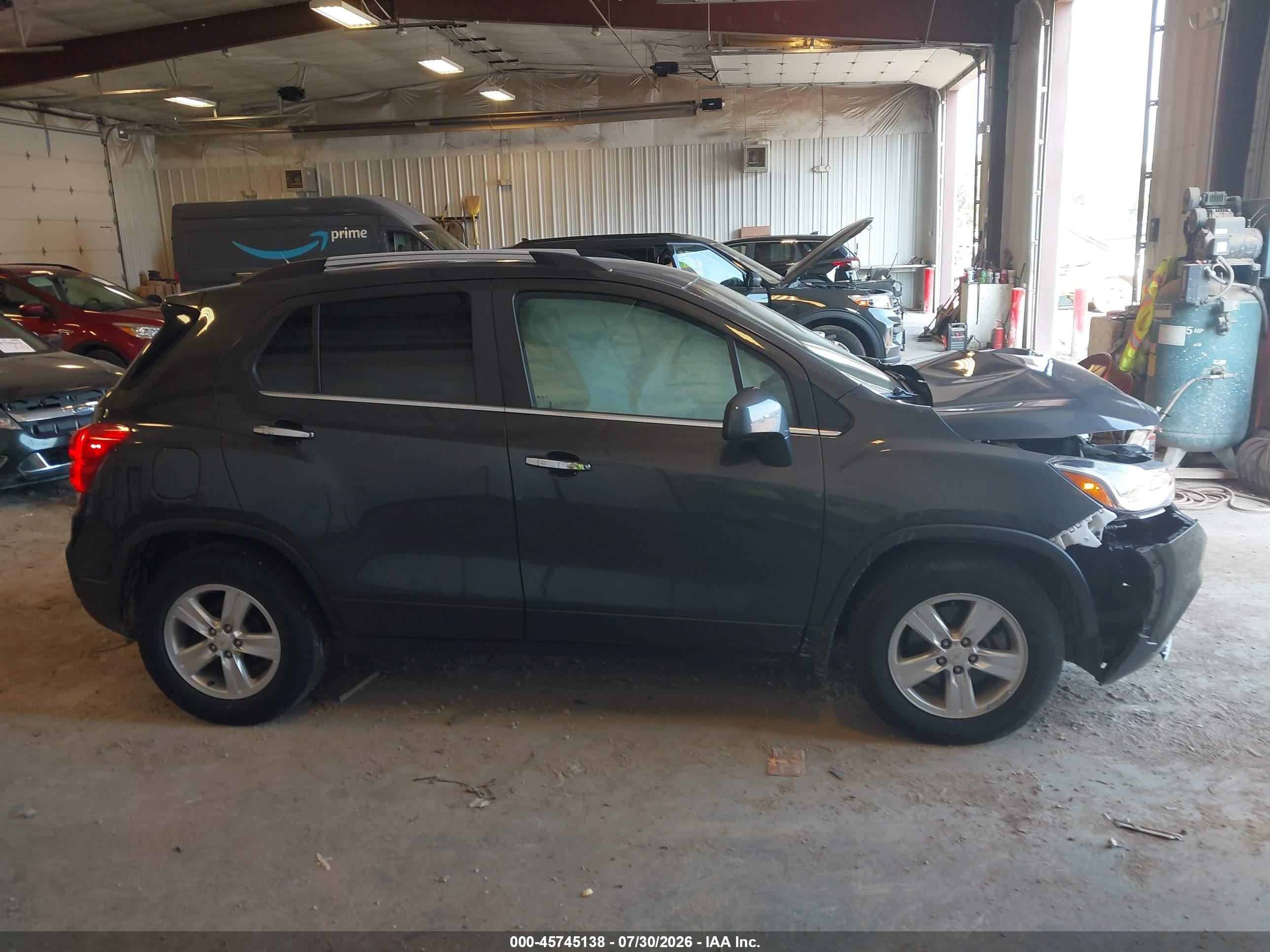 2018 Chevrolet Trax Lt Gray vin: KL7CJLSB5JB599474