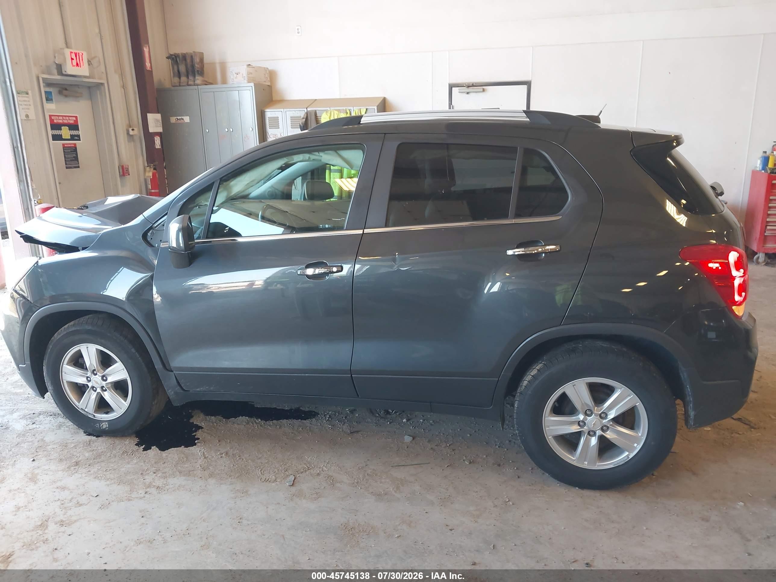 2018 Chevrolet Trax Lt Gray vin: KL7CJLSB5JB599474