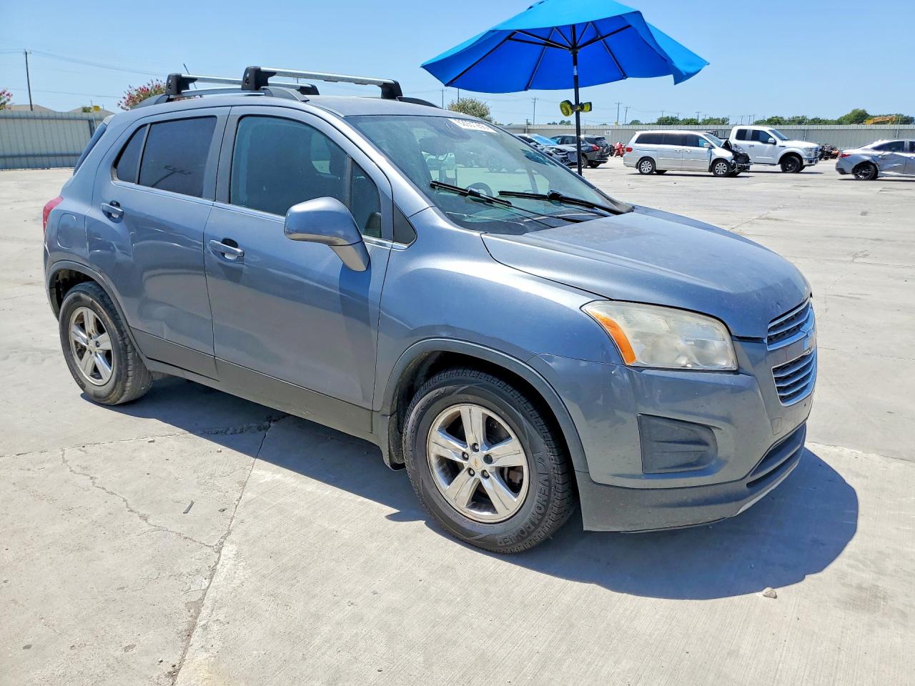 2015 Chevrolet Trax 1lt Gray vin: KL7CJLSB6FB128053