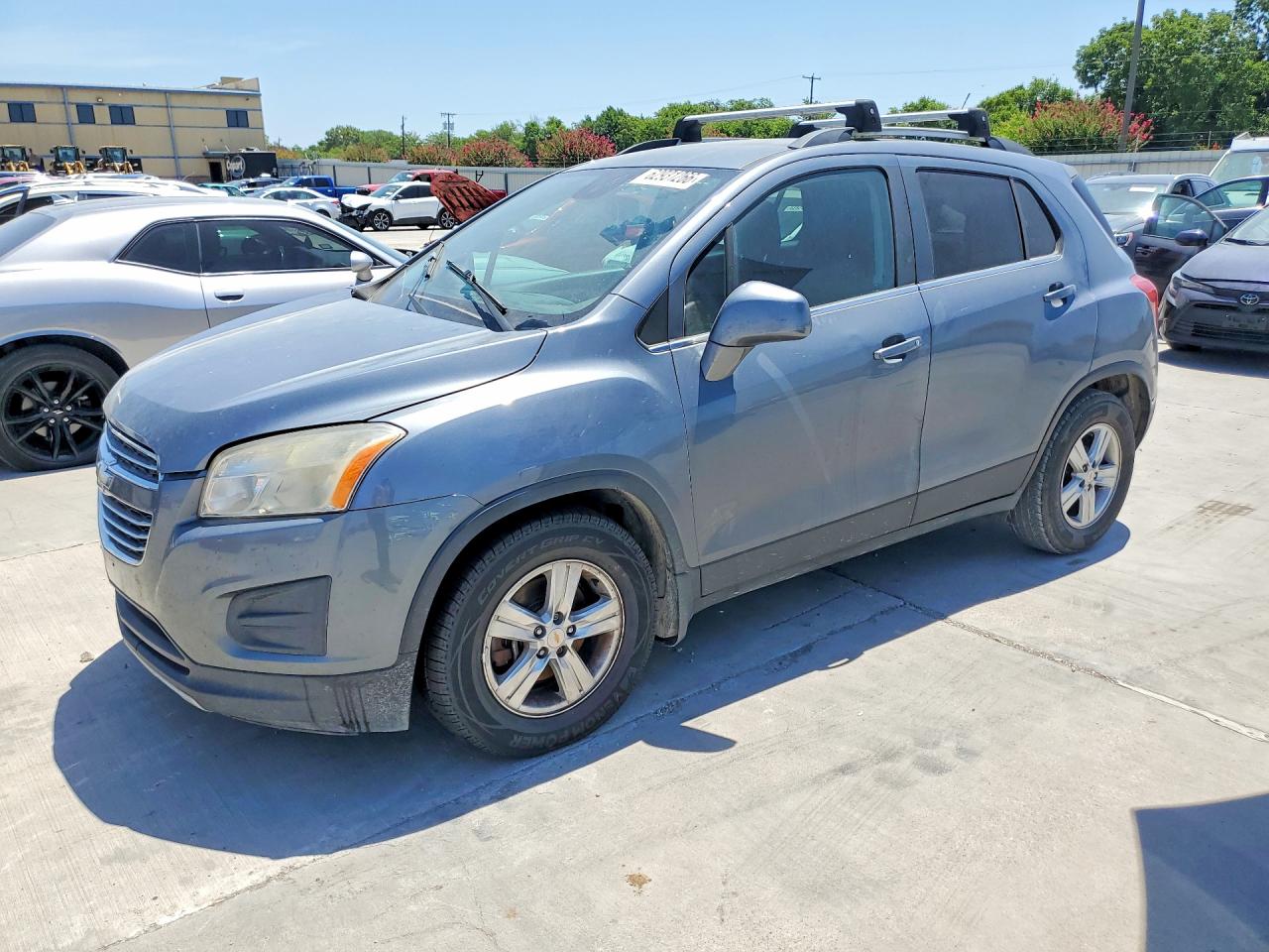 2015 Chevrolet Trax 1lt Gray vin: KL7CJLSB6FB128053