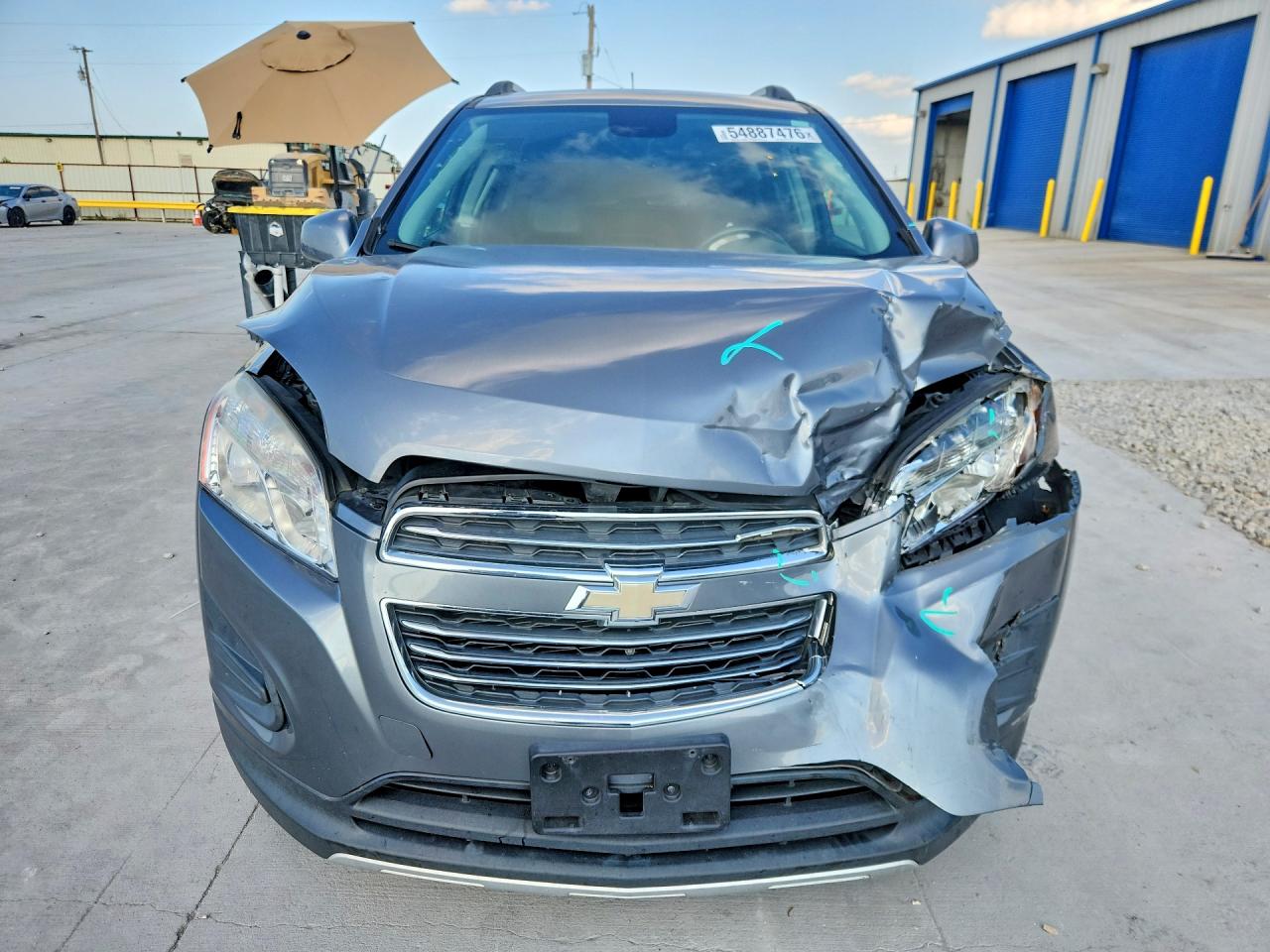 2015 Chevrolet Trax 1lt Gray vin: KL7CJLSB6FB197146
