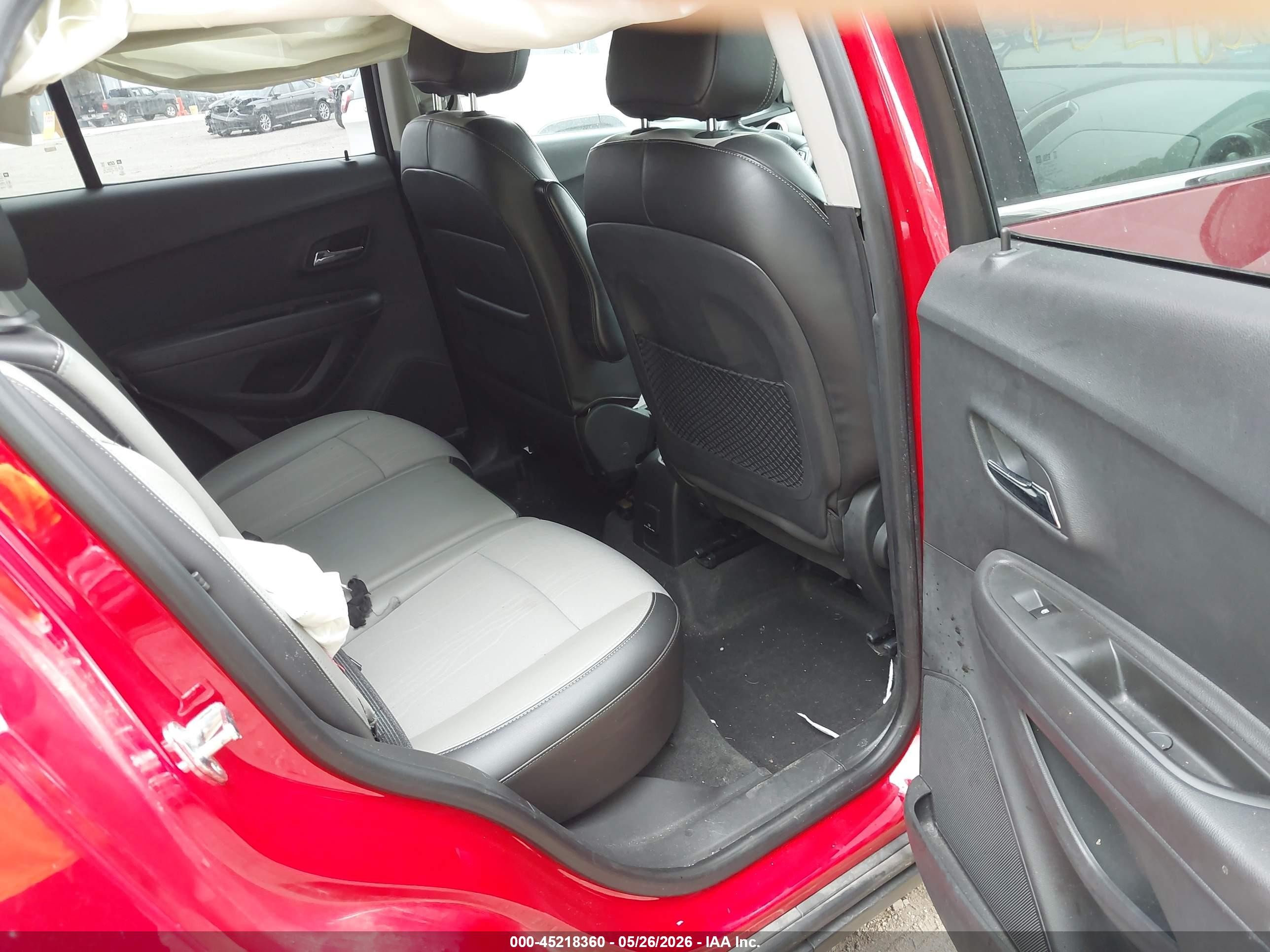 2015 Chevrolet Trax Lt Red vin: KL7CJLSB7FB114730