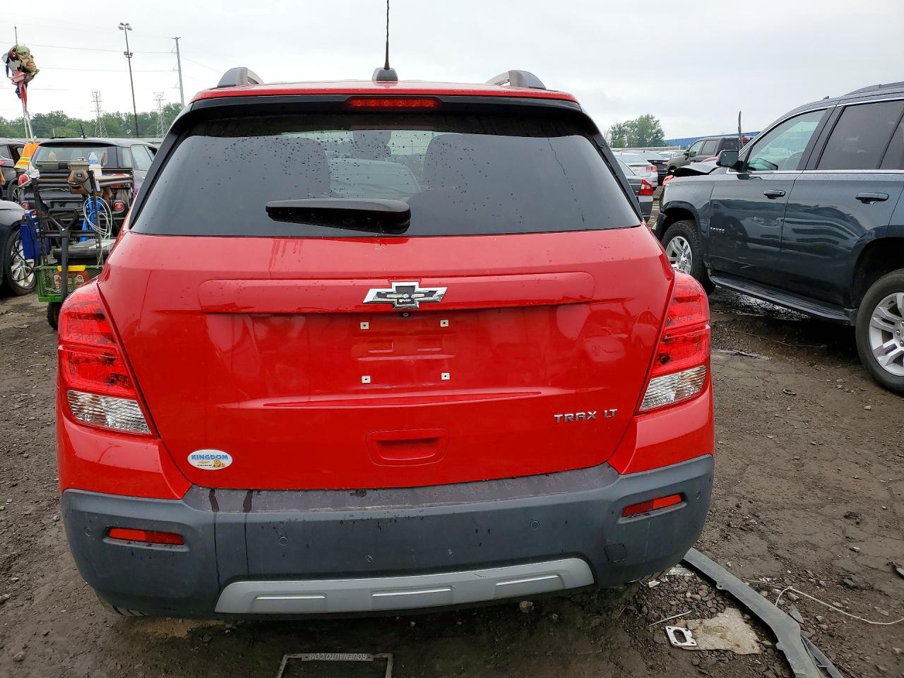 2015 Chevrolet Trax 1lt Red vin: KL7CJLSB7FB114730