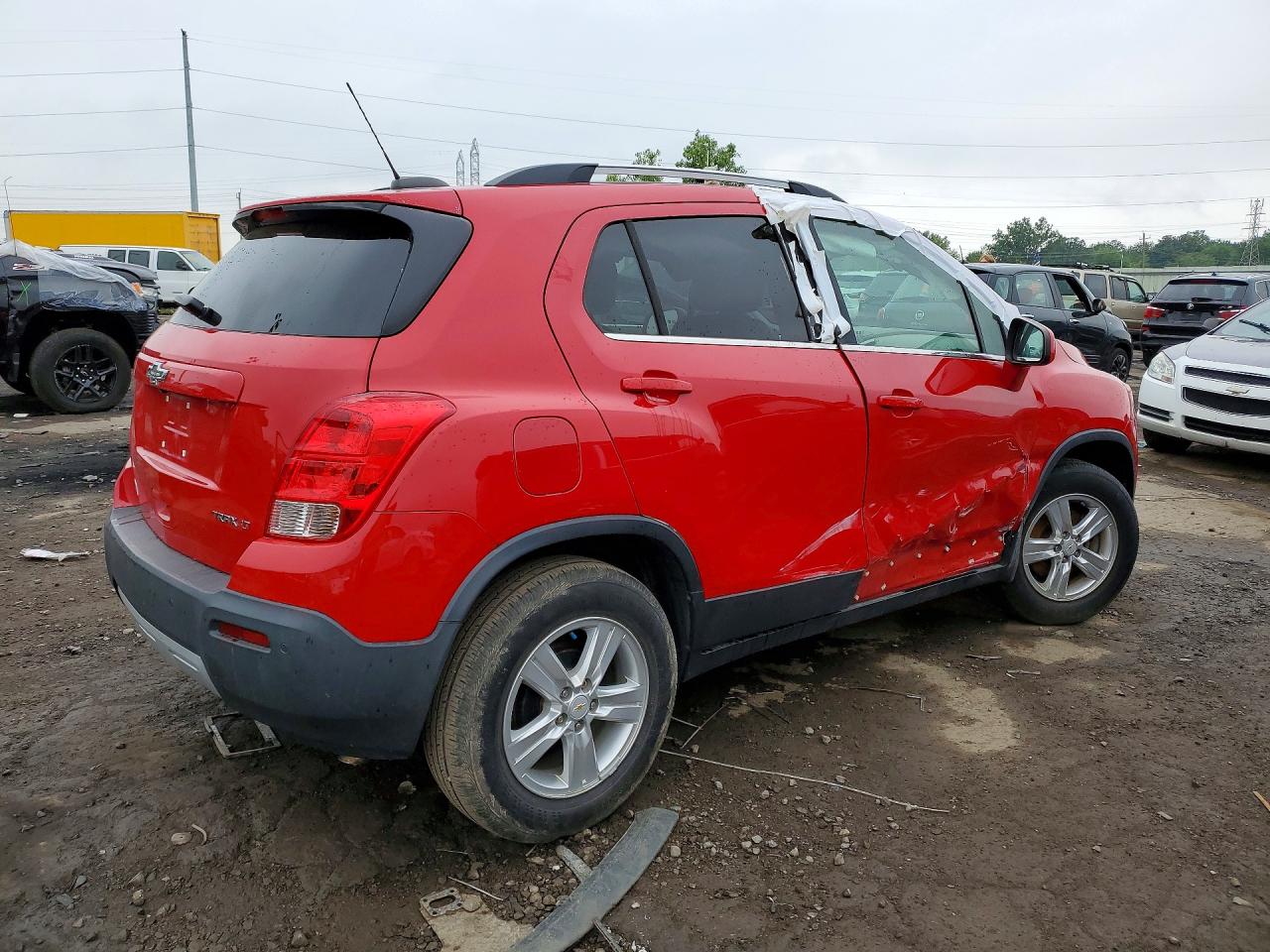 2015 Chevrolet Trax 1lt Red vin: KL7CJLSB7FB114730