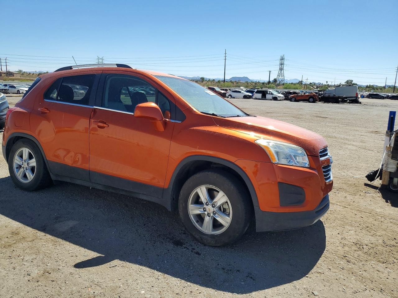 2015 Chevrolet Trax 1lt Orange vin: KL7CJLSB8FB152838