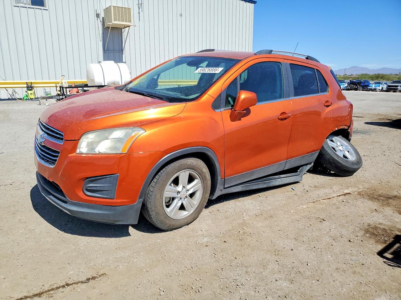 2015 Chevrolet Trax 1lt Orange vin: KL7CJLSB8FB152838
