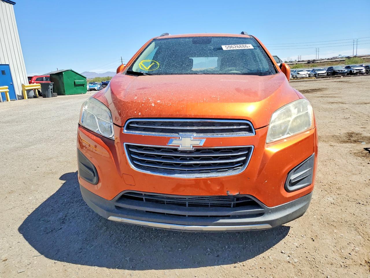 2015 Chevrolet Trax 1lt Orange vin: KL7CJLSB8FB152838