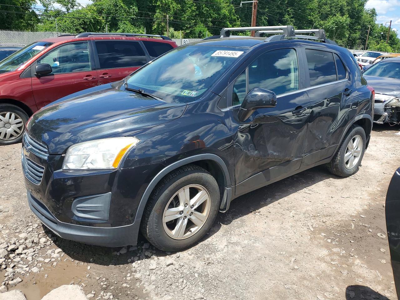 2015 Chevrolet Trax 1lt Black vin: KL7CJLSB8FB190389