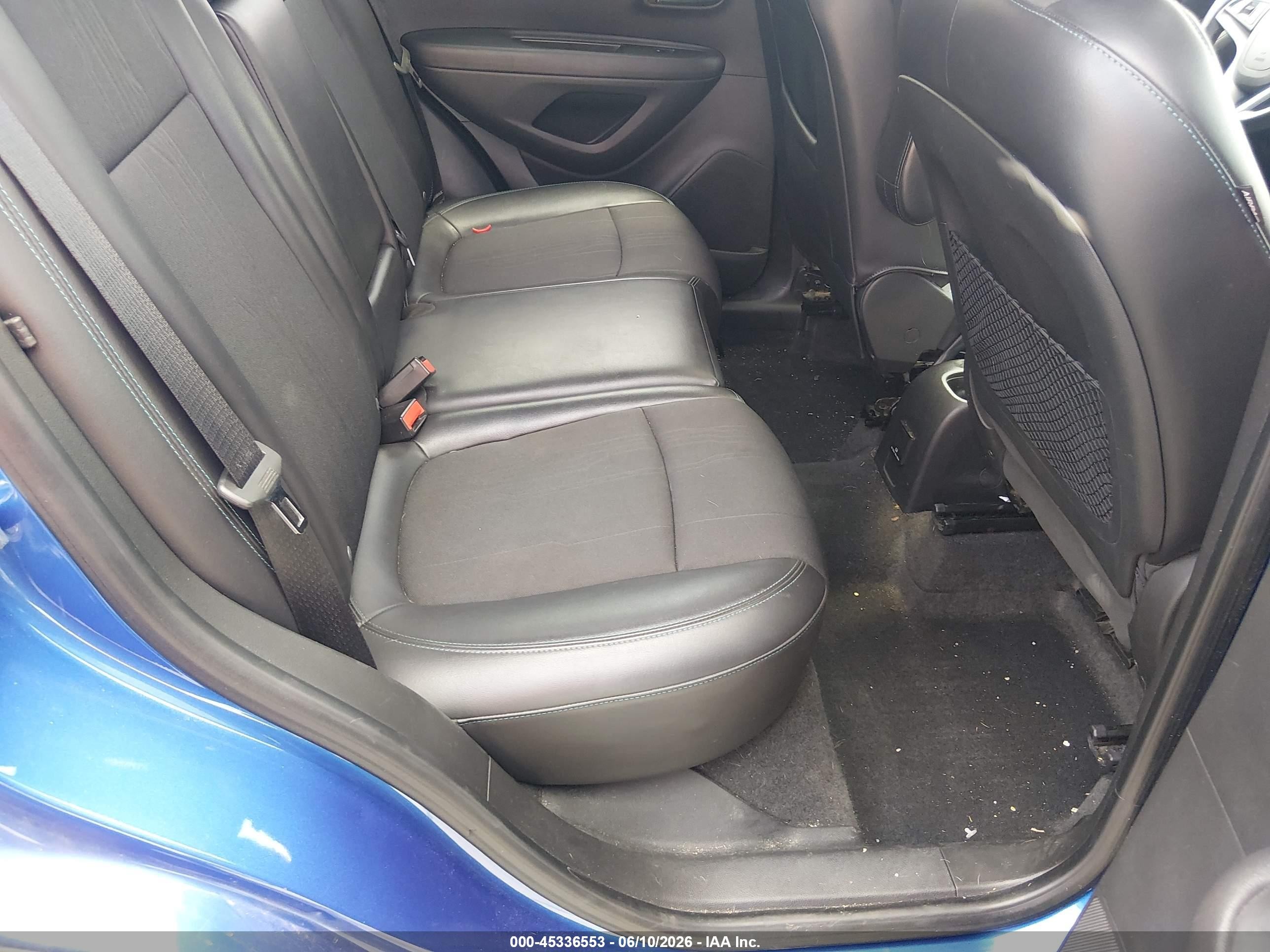2015 Chevrolet Trax Lt Синий vin: KL7CJLSB9FB075042