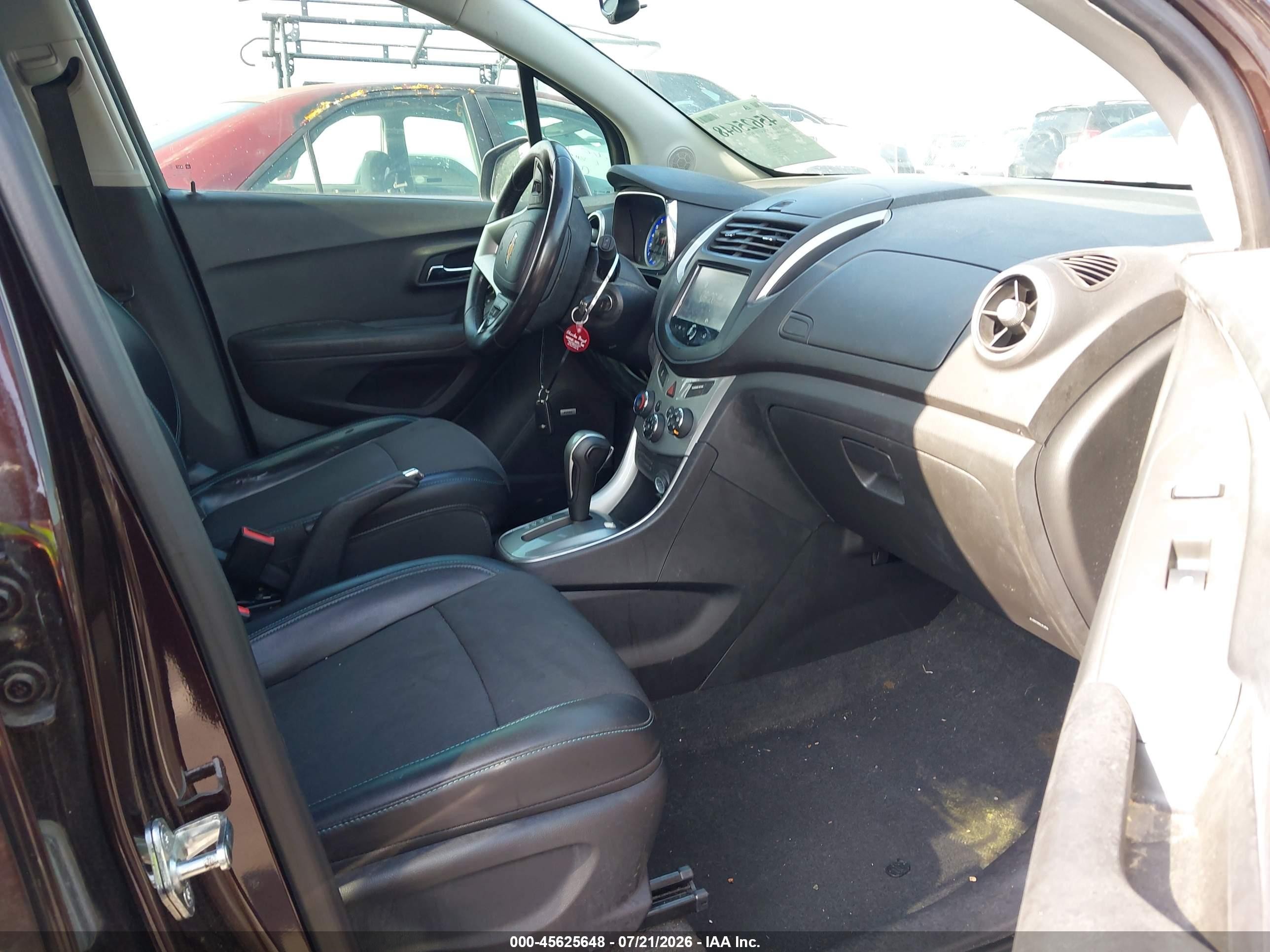 2015 Chevrolet Trax Lt Purple vin: KL7CJLSB9FB108864
