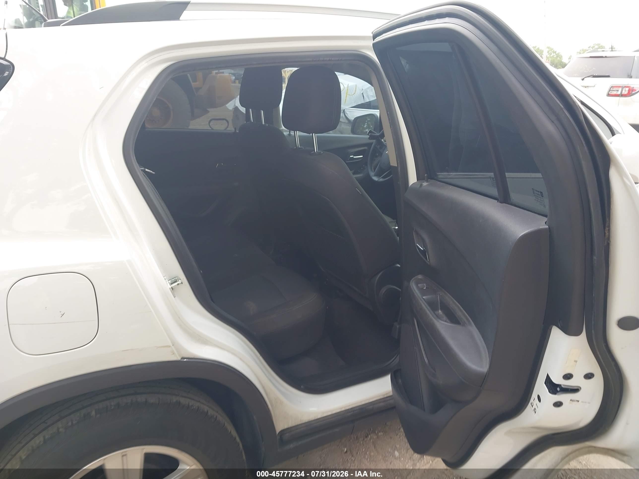 2015 Chevrolet Trax Lt Белый vin: KL7CJLSB9FB158776