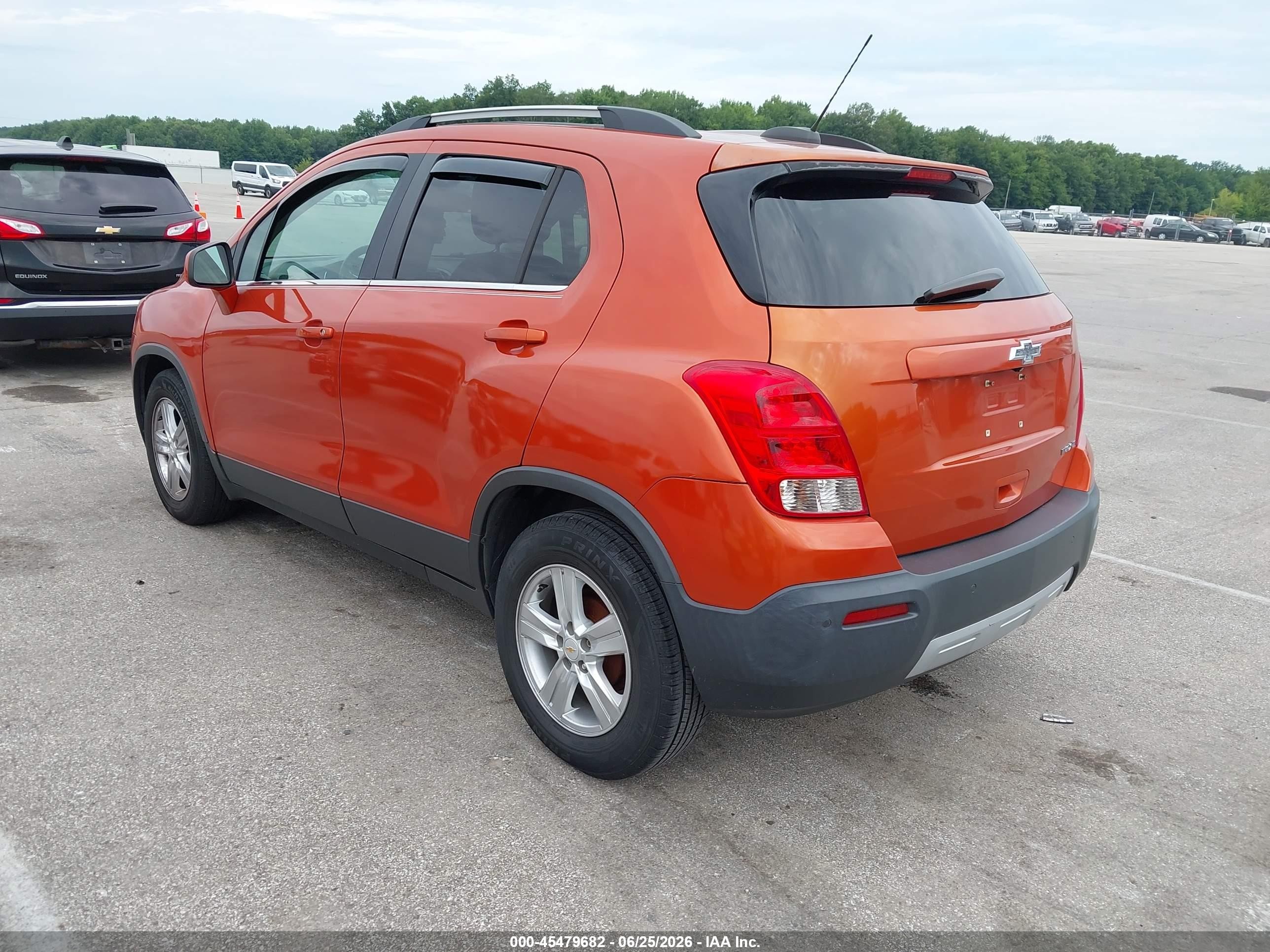 2015 Chevrolet Trax Lt Orange vin: KL7CJLSBXFB063871