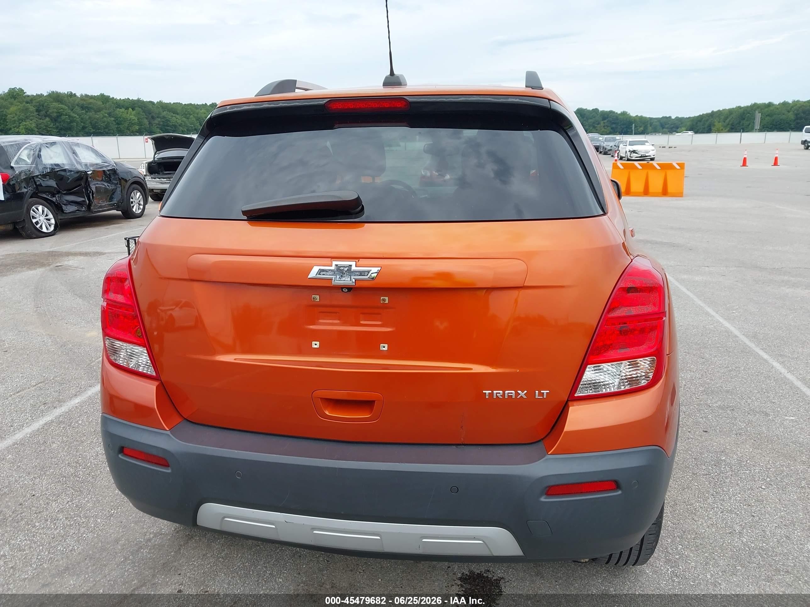 2015 Chevrolet Trax Lt Orange vin: KL7CJLSBXFB063871