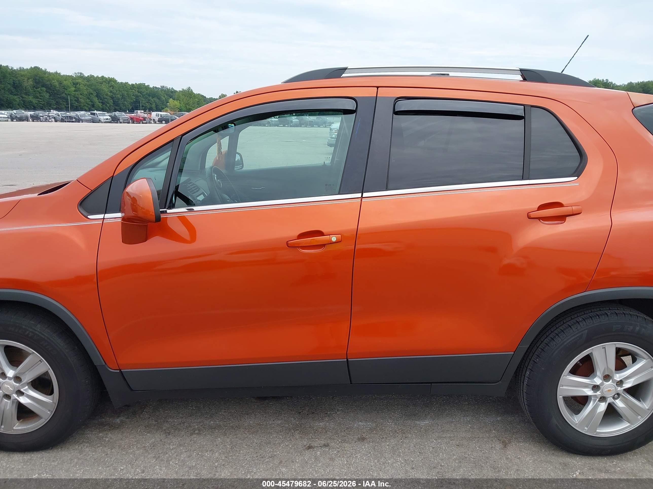 2015 Chevrolet Trax Lt Orange vin: KL7CJLSBXFB063871