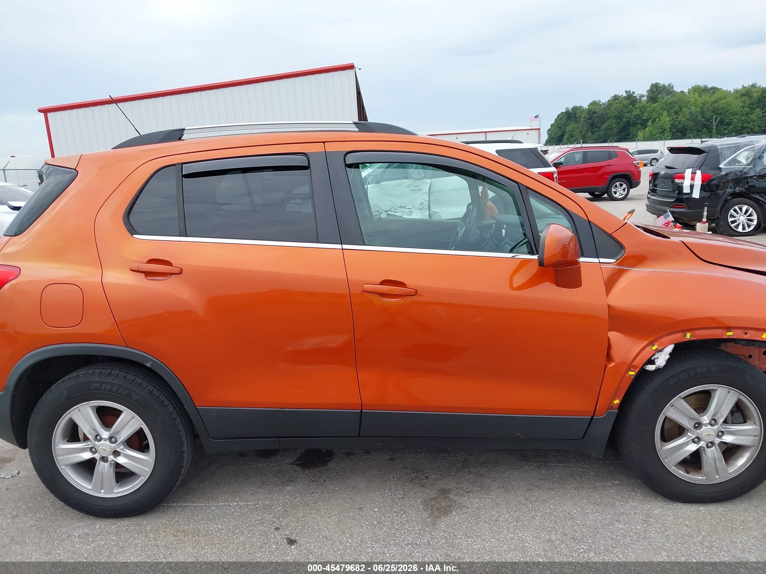 2015 Chevrolet Trax Lt Orange vin: KL7CJLSBXFB063871