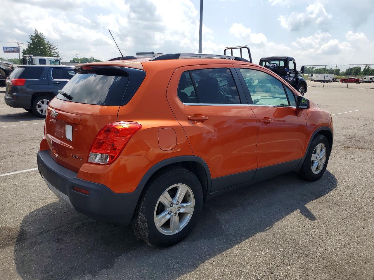 2015 Chevrolet Trax 1lt Orange vin: KL7CJLSBXFB134311