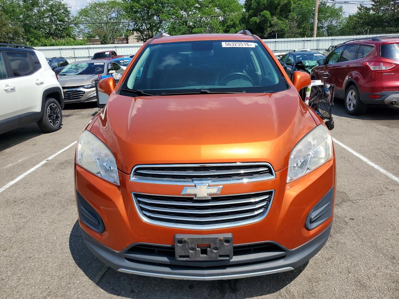 2015 Chevrolet Trax 1lt Orange vin: KL7CJLSBXFB134311