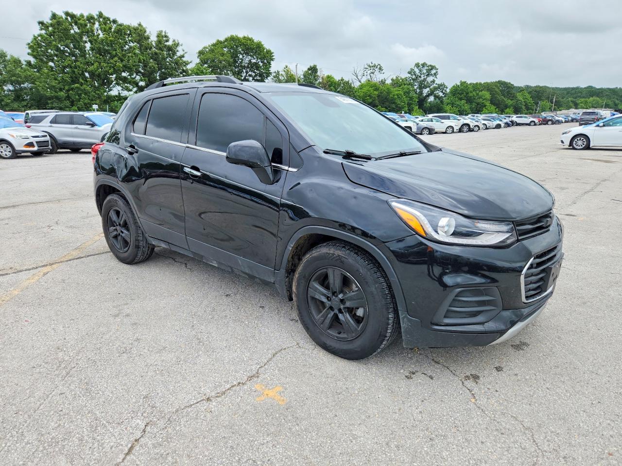 2020 Chevrolet Trax 1lt Black vin: KL7CJLSBXLB075191