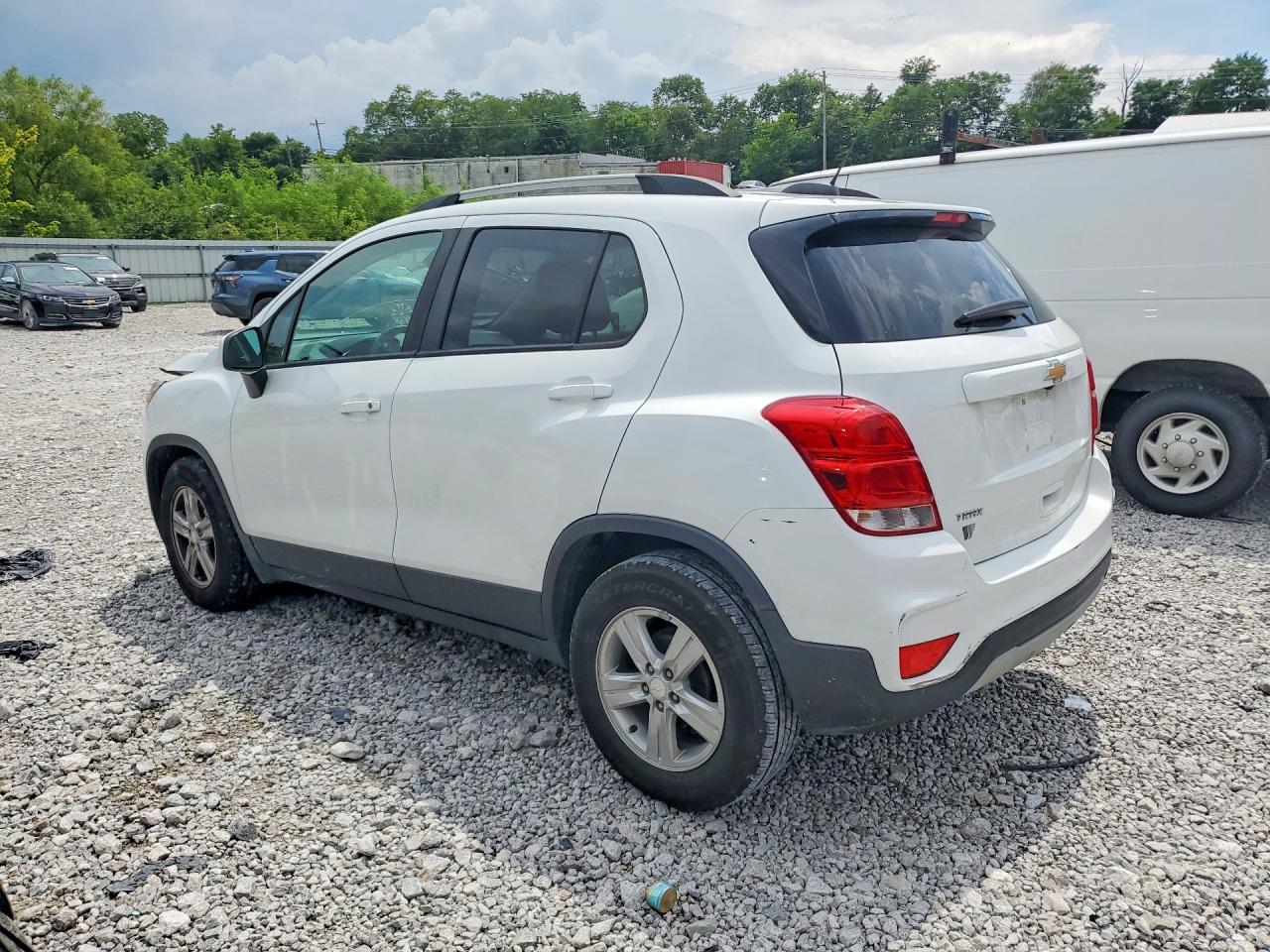2022 Chevrolet Trax 1lt White vin: KL7CJLSM4NB508282