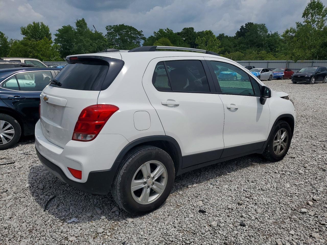 2022 Chevrolet Trax 1lt White vin: KL7CJLSM4NB508282