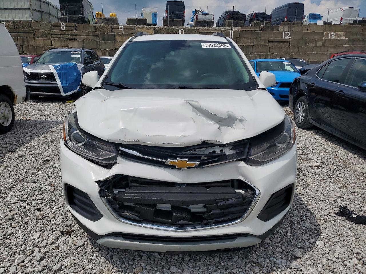 2022 Chevrolet Trax 1lt White vin: KL7CJLSM4NB508282