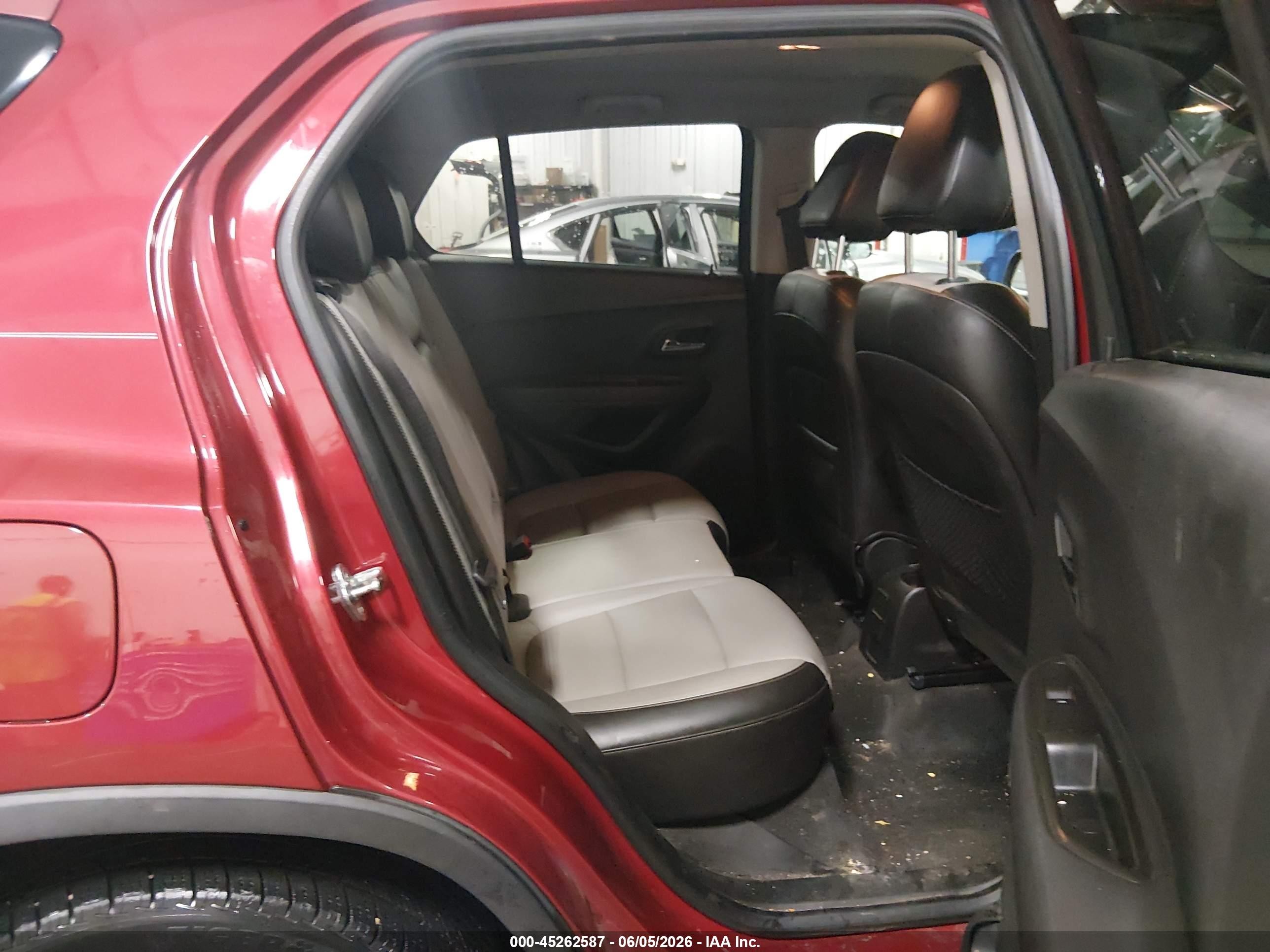 2015 Chevrolet Trax Ltz Red vin: KL7CJNSB1FB054763