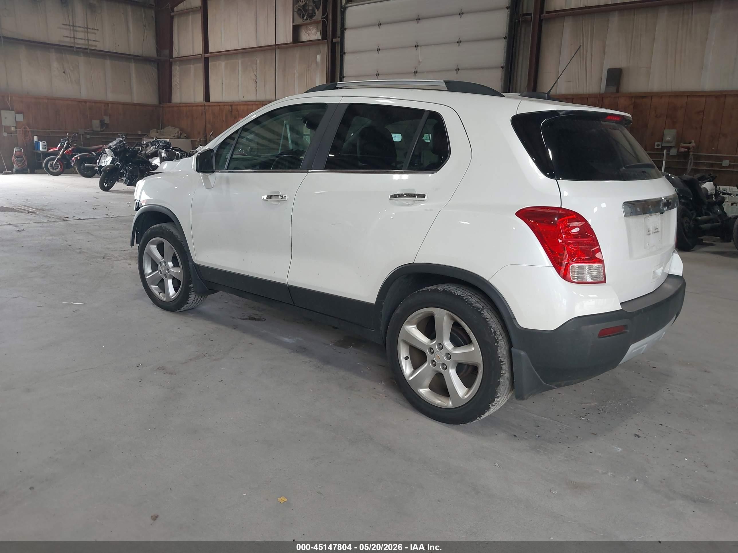 2015 Chevrolet Trax Ltz White vin: KL7CJNSB1FB088914