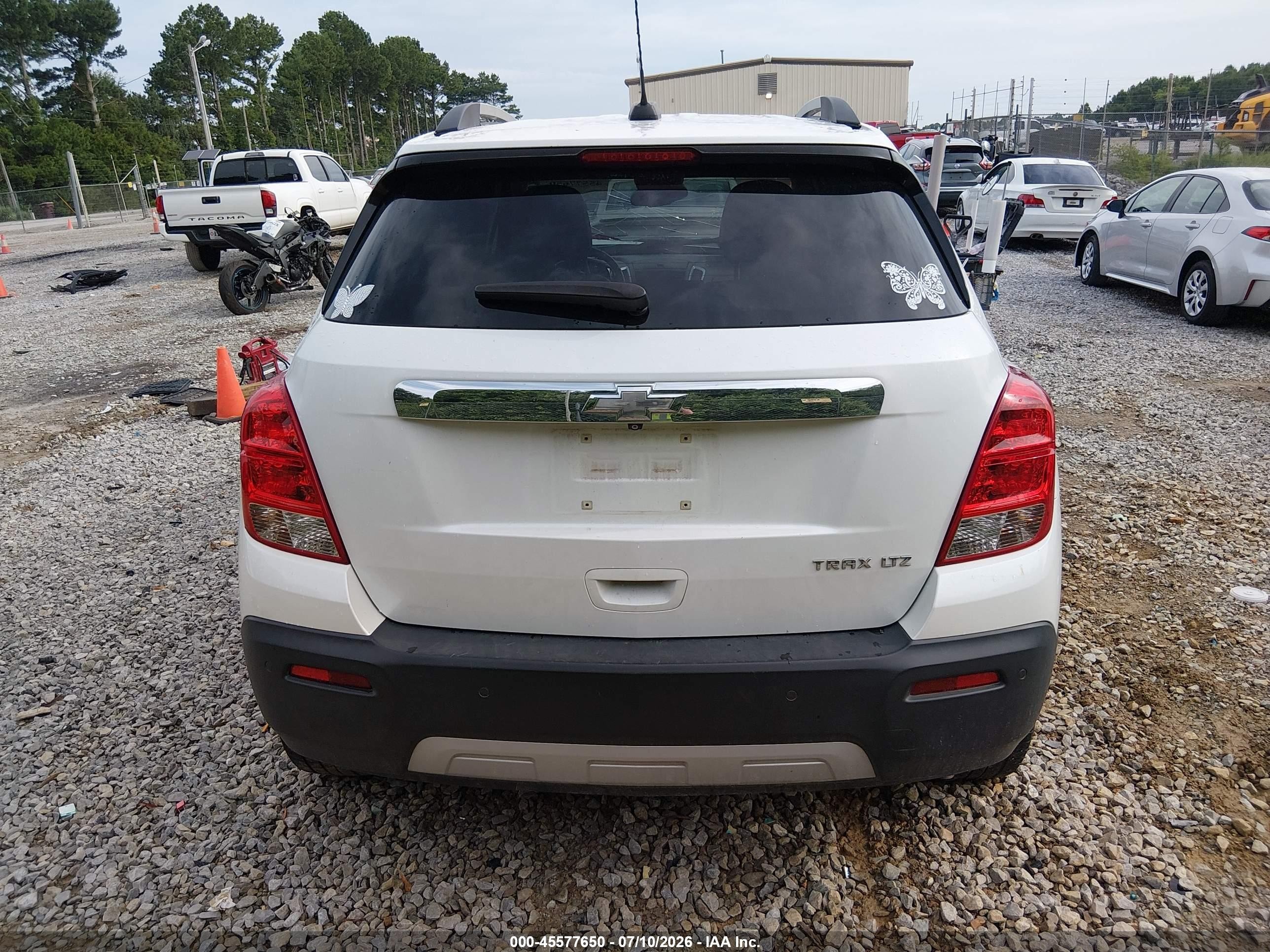 2015 Chevrolet Trax Ltz White vin: KL7CJNSB1FB199270